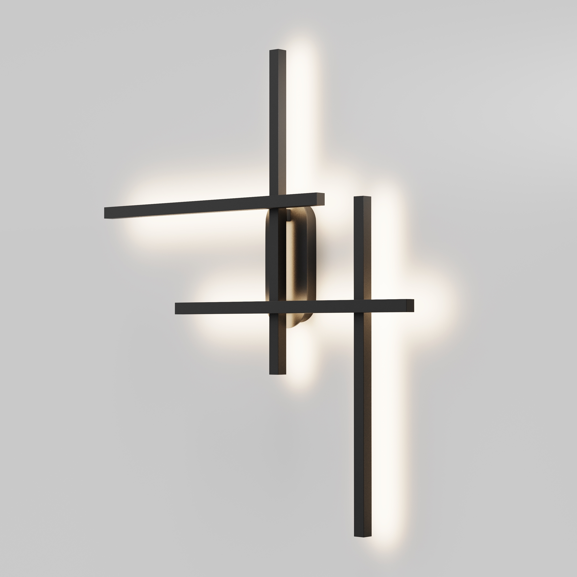 Aplică de perete Halo, Aluminiu Negru, 24W, MAYTONI MOD248WL-L24BK [6]
