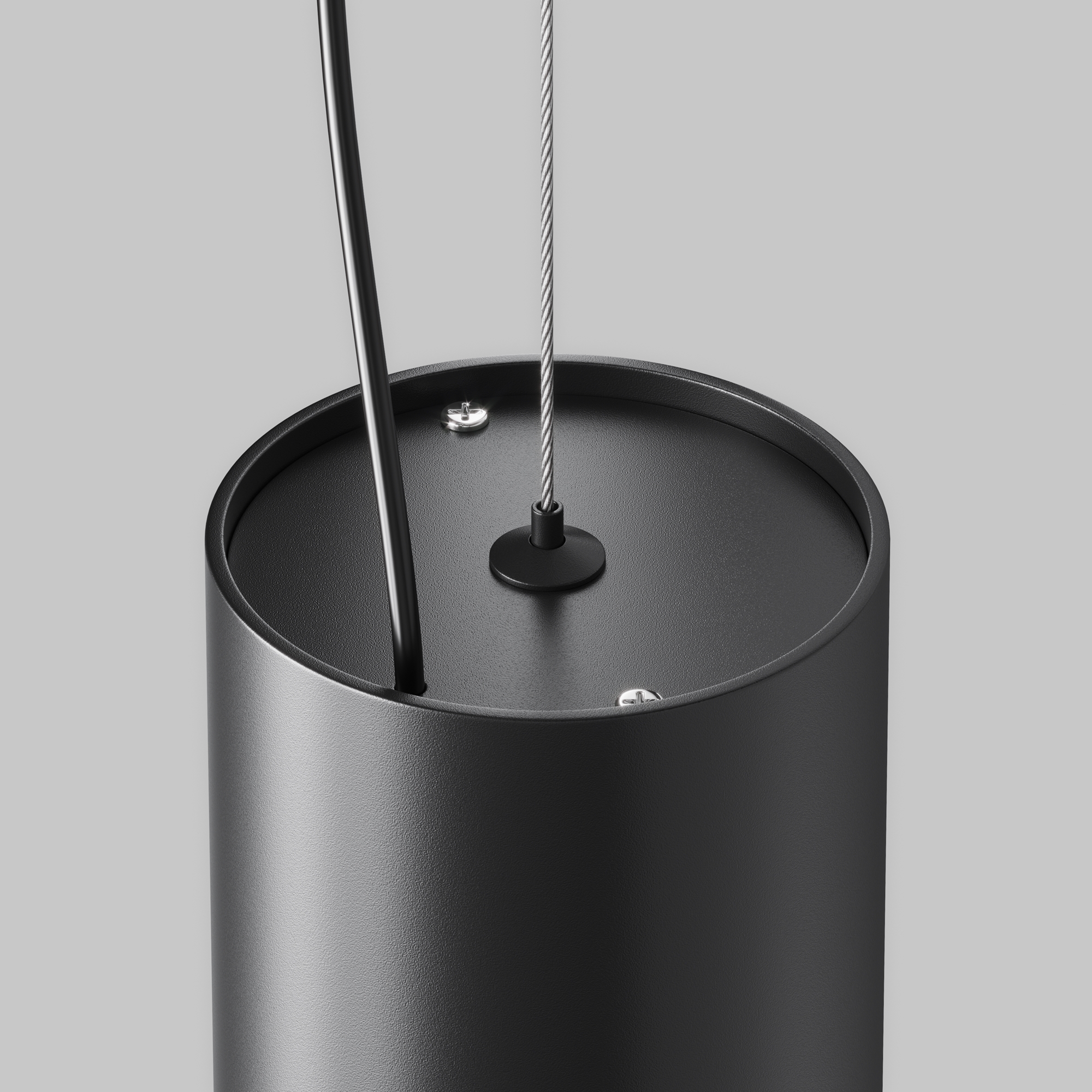 Corp de iluminat suspendat Efir, Aluminiu Negru, 33W, MAYTONI P089PL-33W3K-B [7]