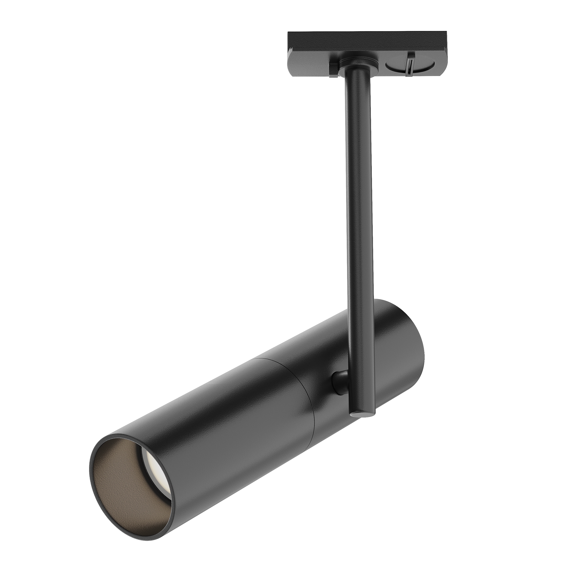 Spoturi pe sina - Corp de iluminat pe șină Elti, Aluminiu Negru, 10W, MAYTONI TR005-1-GU10-B