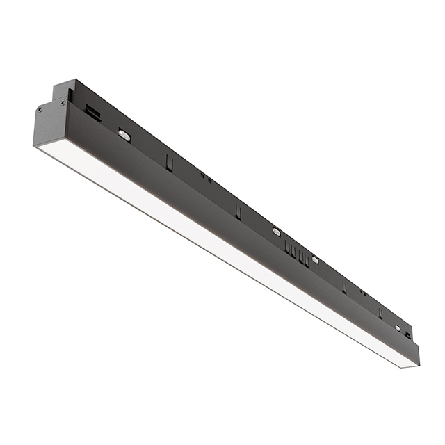 Iluminat - Corp de iluminat pe șină BASIS, Aluminiu Negru, 24W, MAYTONI TR030-4-24W3K-WW-DS-B