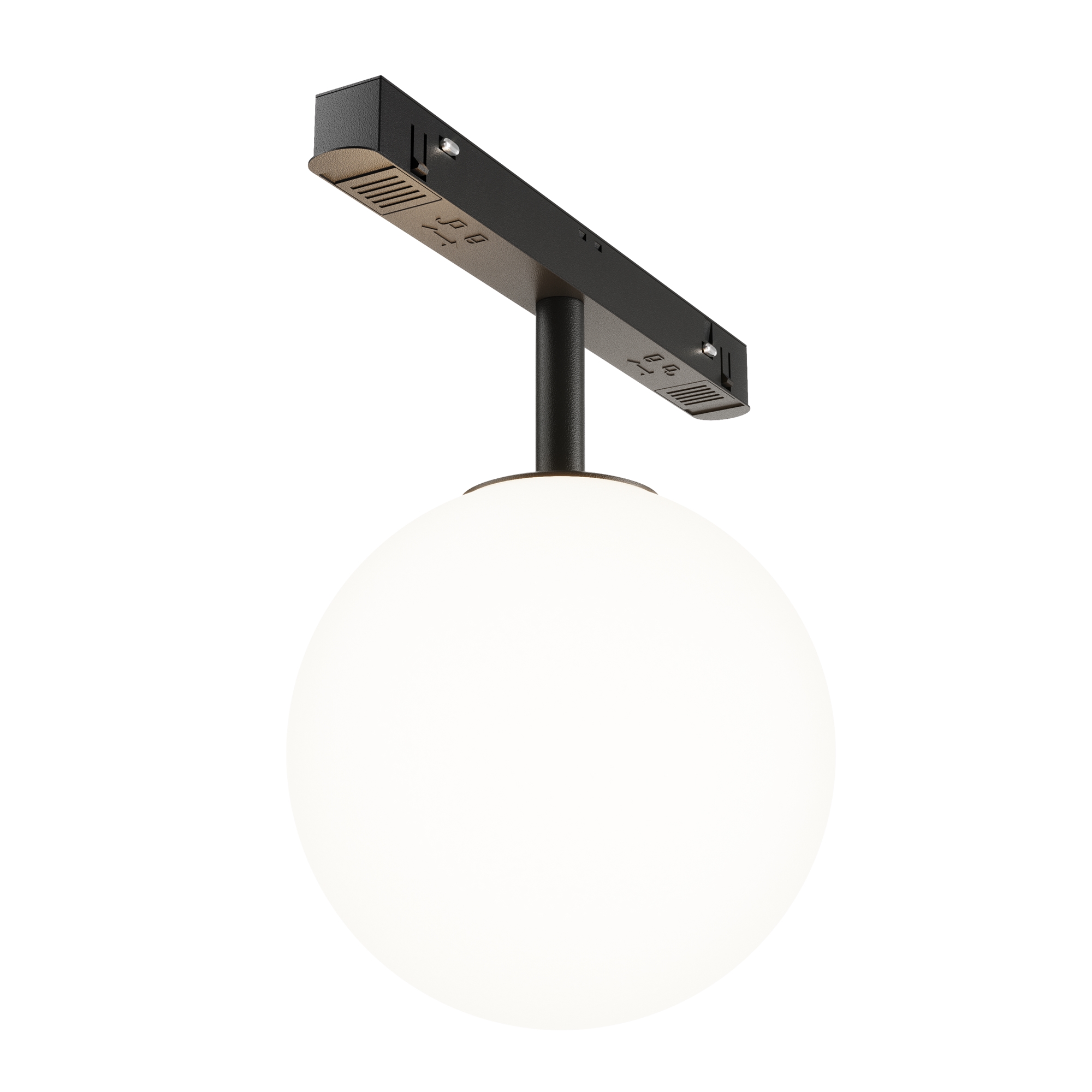Produse - Corp de iluminat pe șină Lună, Sticlă Negru, 5W, MAYTONI TR038-2-5W4K-1