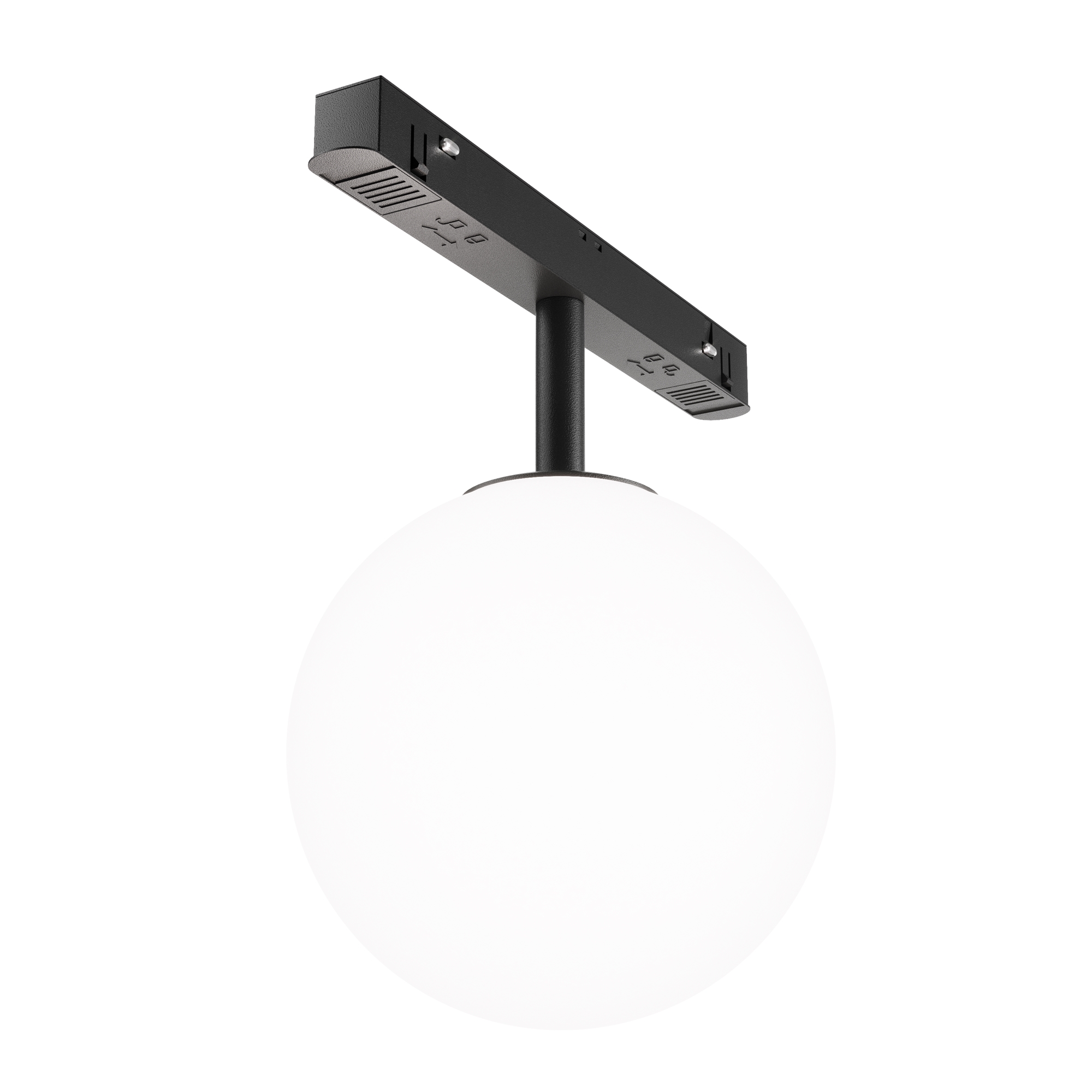 Produse - Corp de iluminat pe șină Lună, Sticlă Negru, 5W, MAYTONI TR038-4-5W3K-WW-DS-1