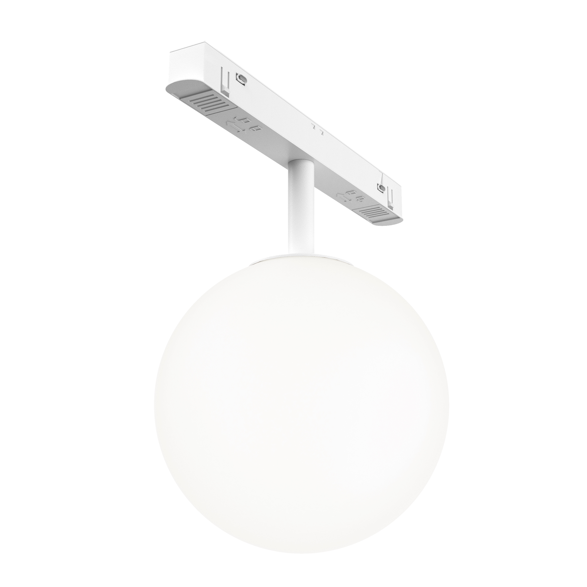 Produse - Corp de iluminat pe șină Lună, Sticlă Alb, 5W, MAYTONI TR038-4-5W3K-WW-DS-W-1