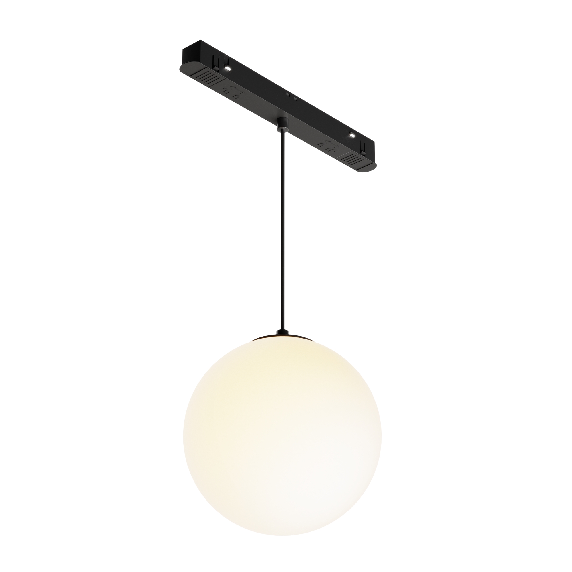 Produse - Corp de iluminat suspendat pe șină Lună, Sticlă Negru, 5W, MAYTONI TR039-2-5W3K-1