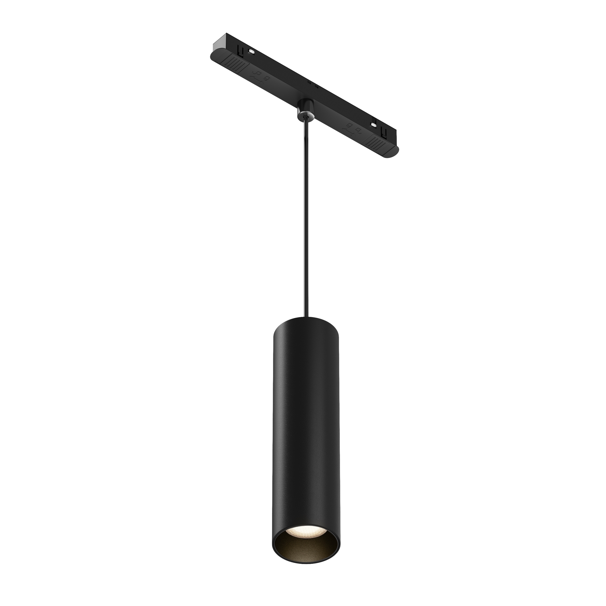 Produse - Corp de iluminat suspendat pe șină Focus LED, Aluminiu Negru, 12W, MAYTONI TR041-2-12W3K-B