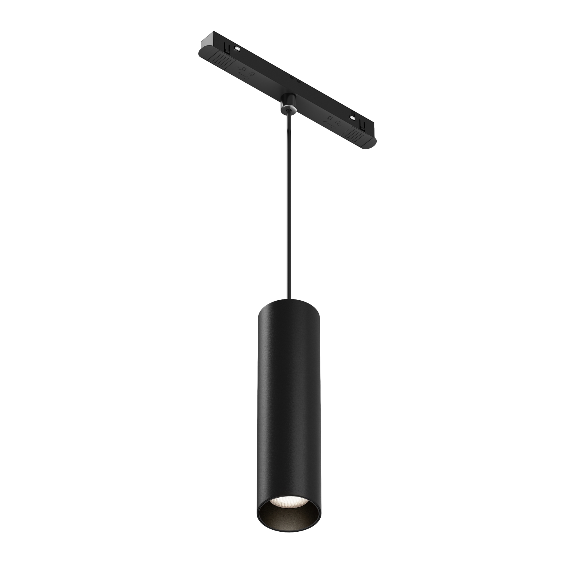 Iluminat - Corp de iluminat suspendat pe șină Focus LED, Aluminiu Negru, 12W, MAYTONI TR041-2-12W4K-B