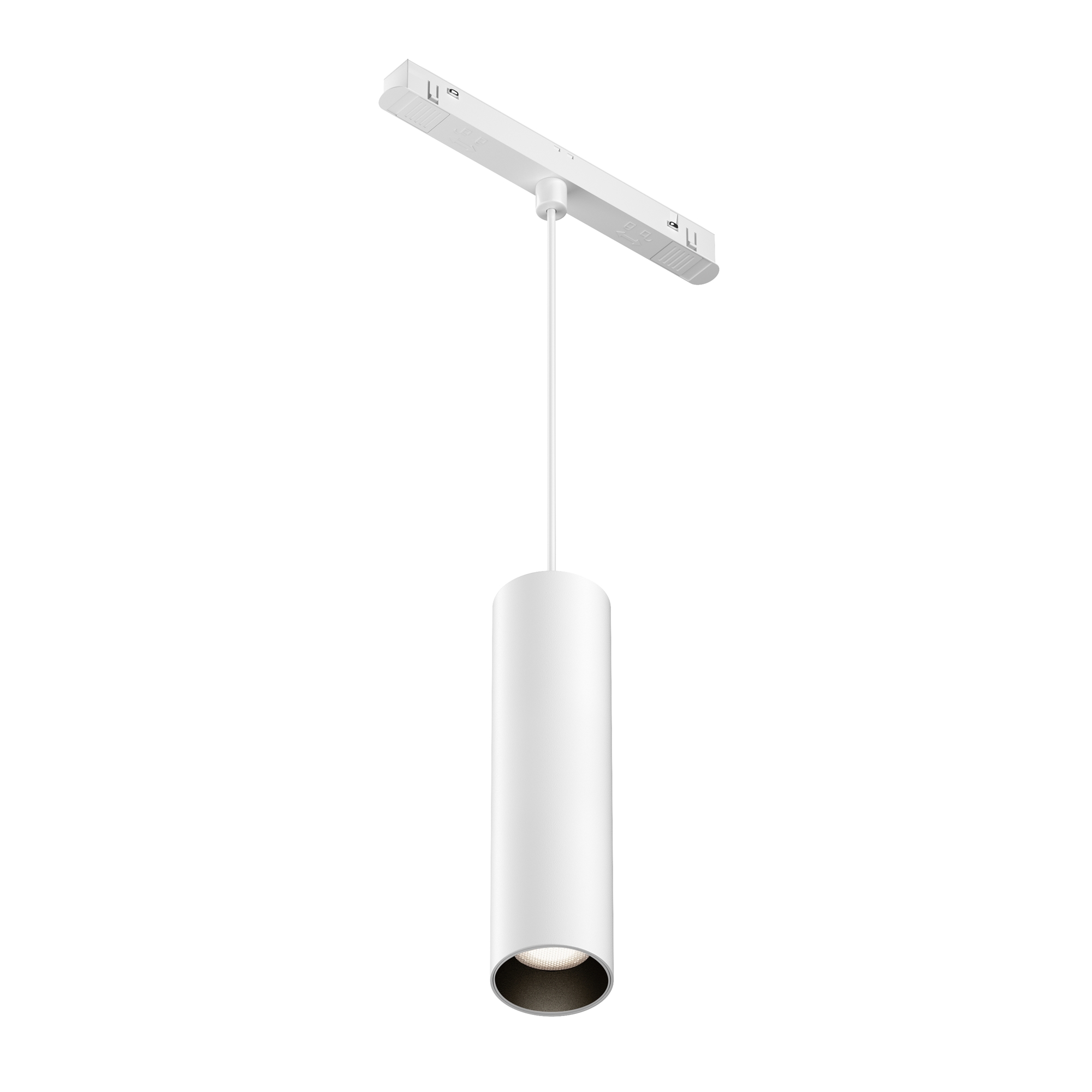 Iluminat - Corp de iluminat suspendat pe șină Focus LED, Aluminiu Alb, 12W, MAYTONI TR041-4-12WTW-DD-W