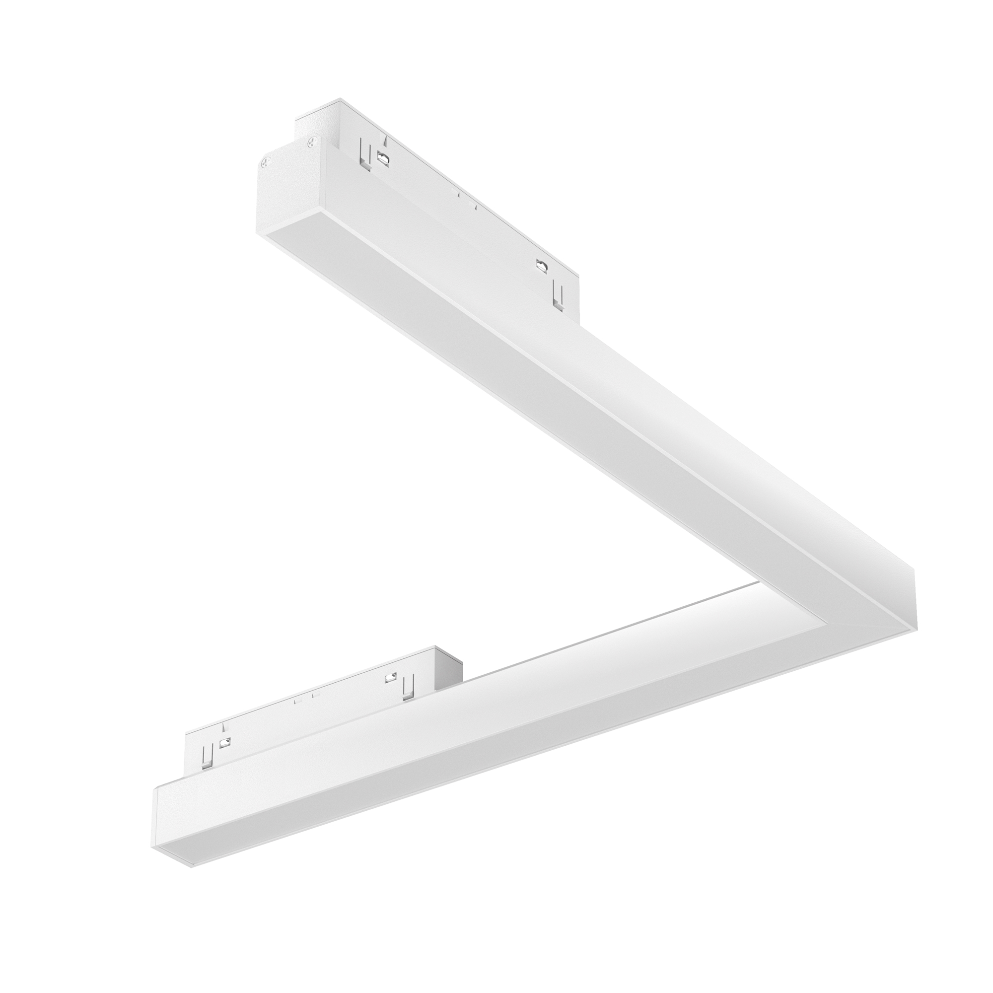 Produse - Corp de iluminat pe șină BASIS ANGLE, Aluminiu Alb, 24W, MAYTONI TR042-2-24W4K-W