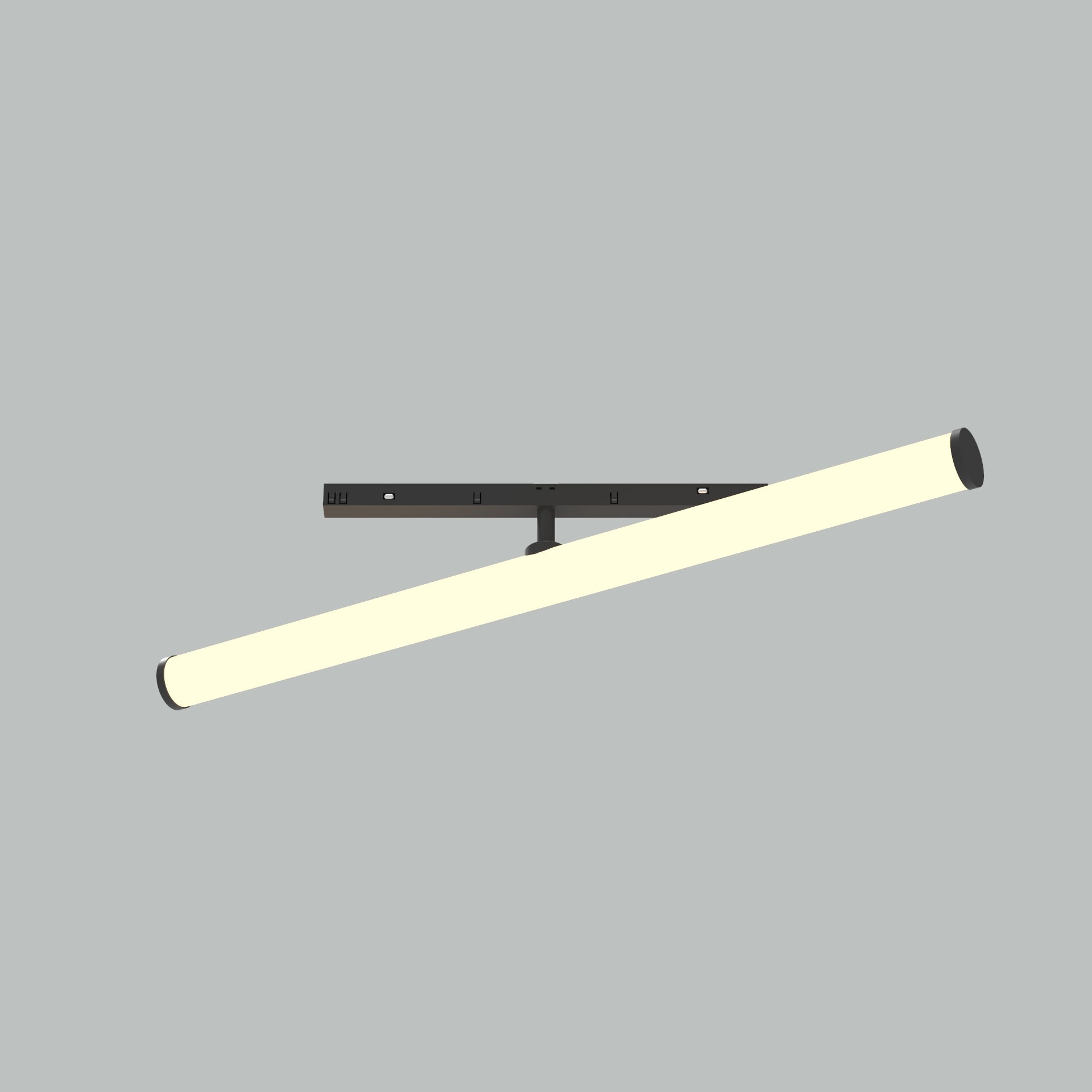 Corp de iluminat pe șină Larc, Aluminiu Negru, 25W, MAYTONI TR086-2-25W4K-B [5]