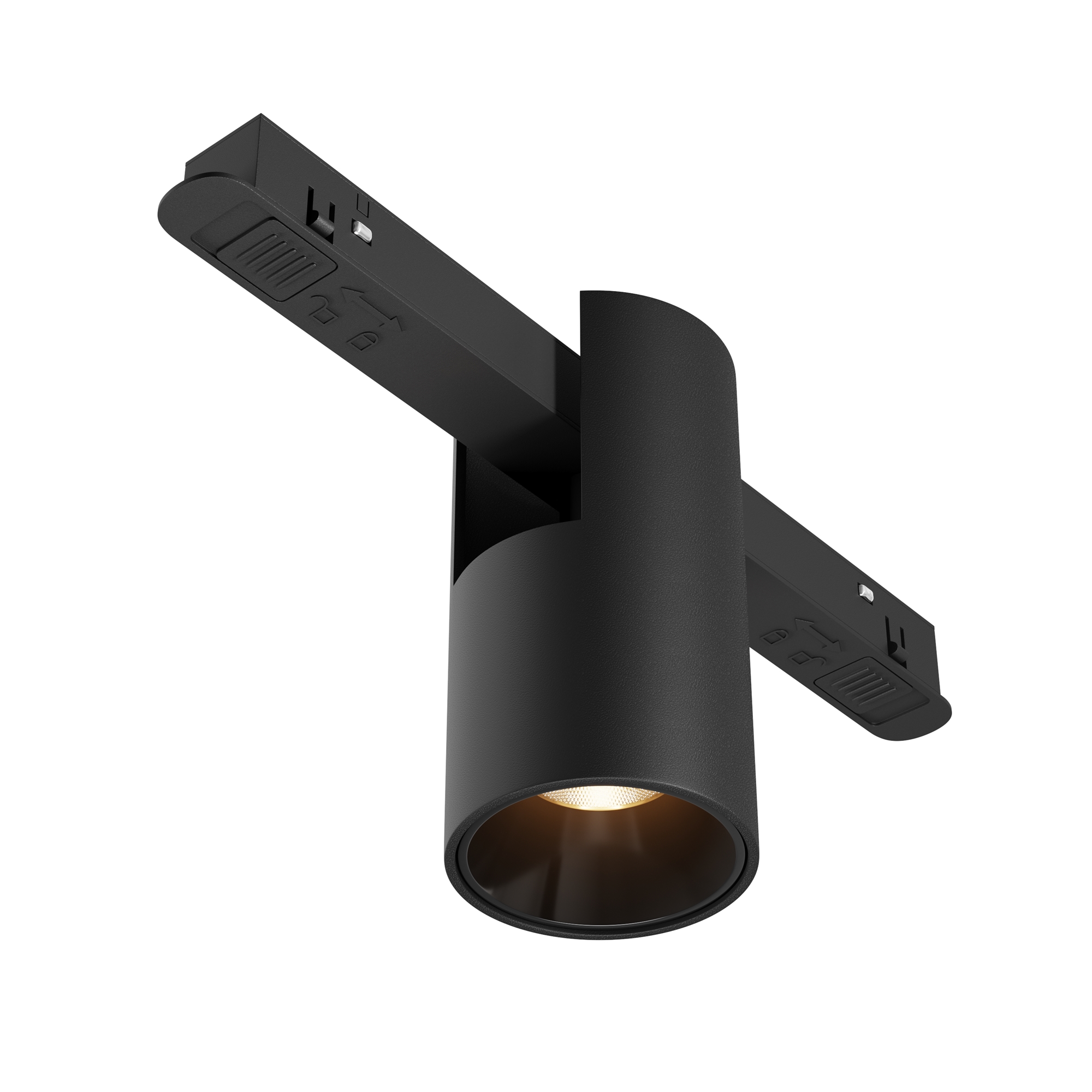 Produse - Corp de iluminat pe șină Alfa, Aluminiu Negru, 7W, MAYTONI TR122-2-7W3K-B