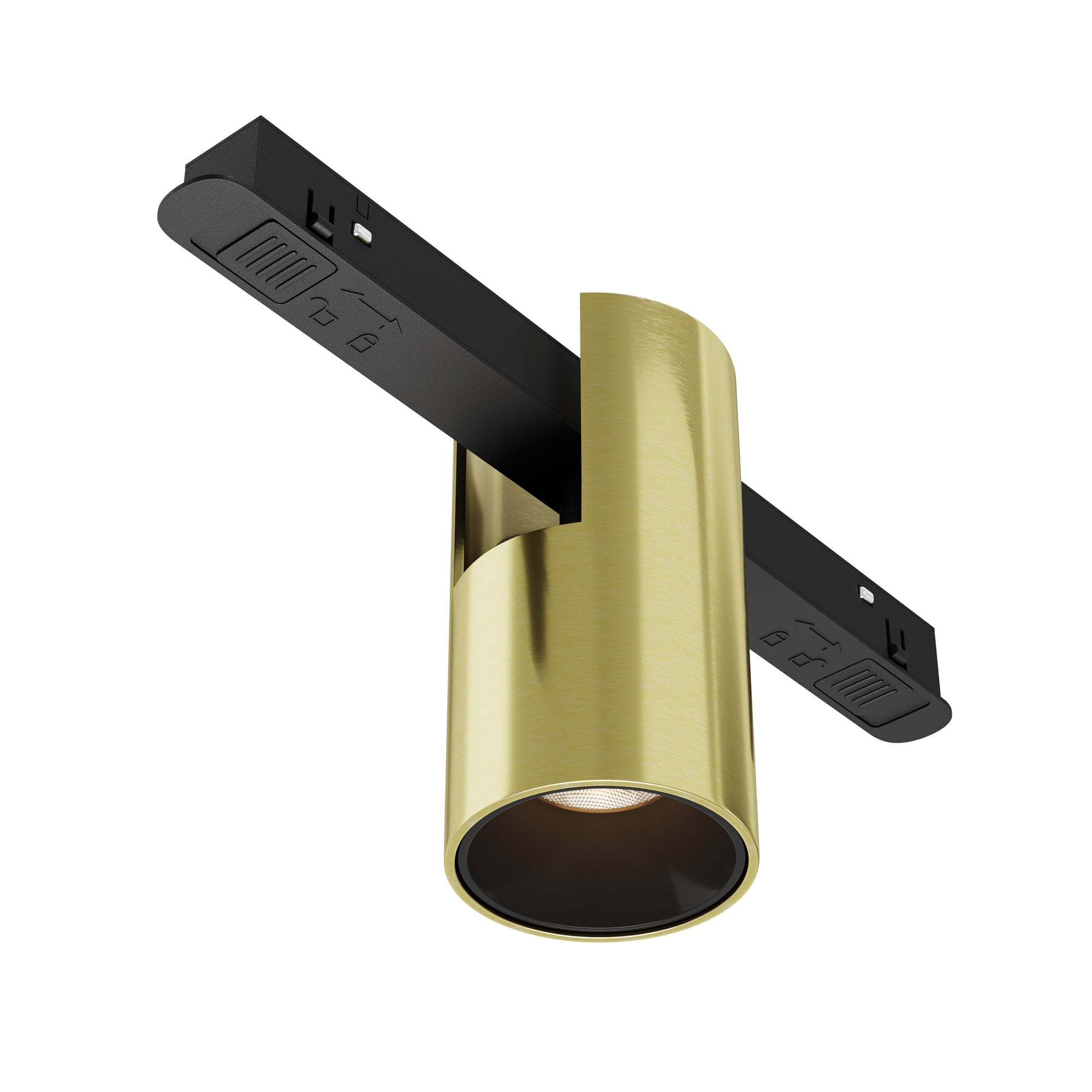 Iluminat - Corp de iluminat pe șină Alfa, Aluminiu Negru, 7W, MAYTONI TR122-2-7W3K-BS