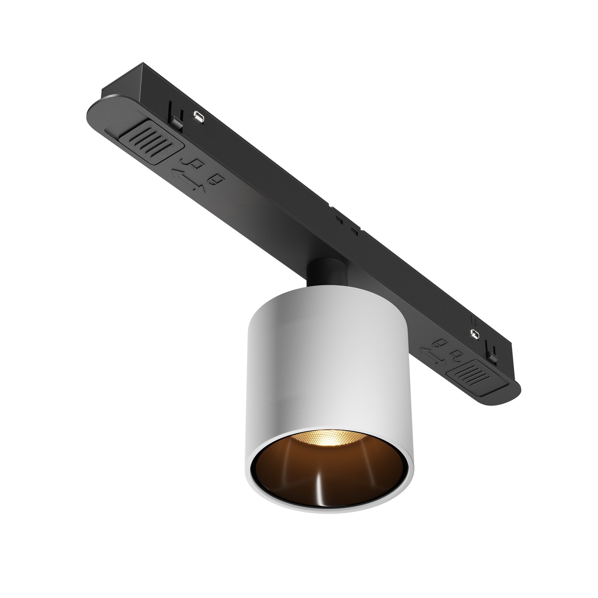 Produse - Corp de iluminat pe șină Alfa S, Aluminiu Negru, 6W, MAYTONI TR132-2-7W3K-W