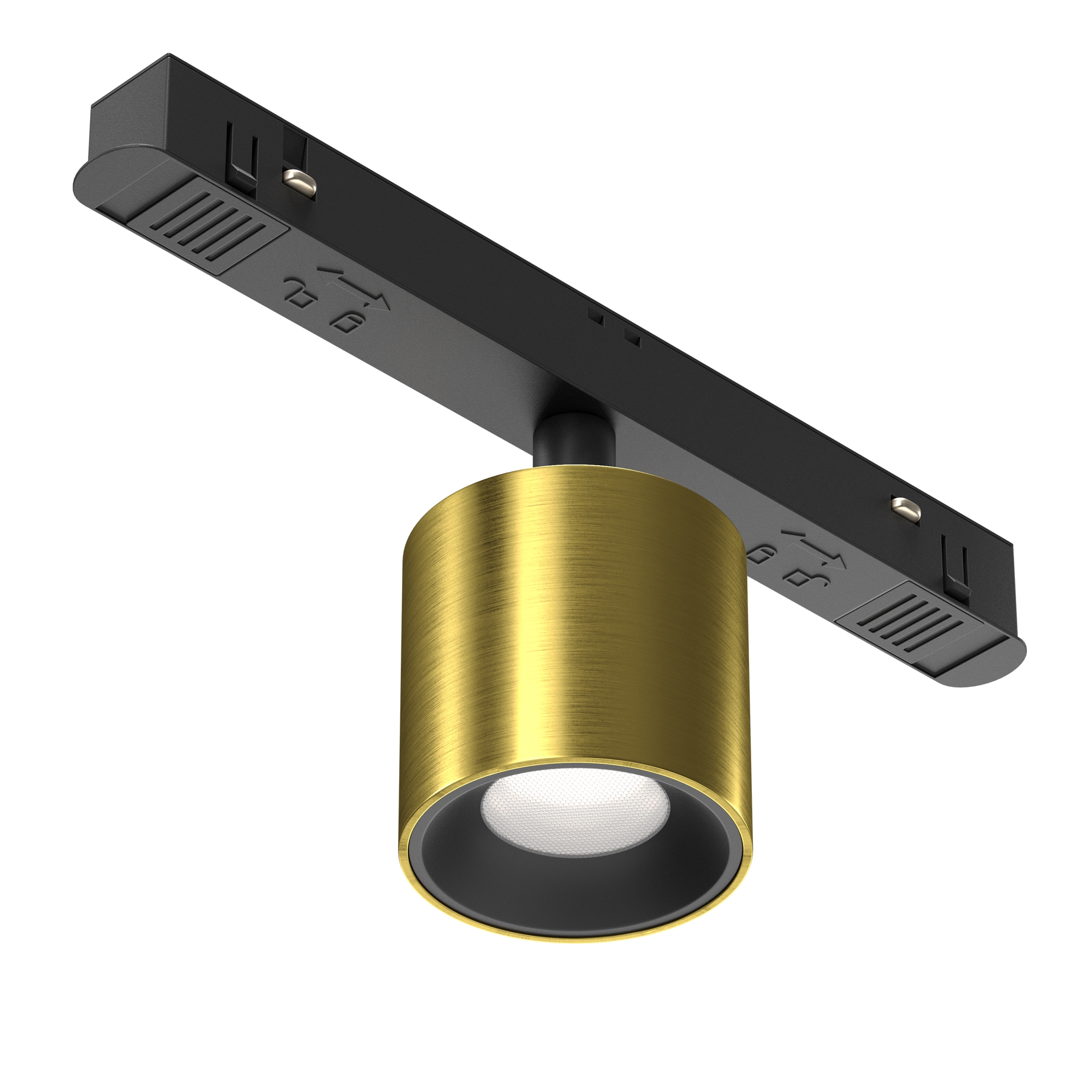 Produse - Corp de iluminat pe șină Alfa S, Aluminiu Negru, 7W, MAYTONI TR132-4-7W-DS-BS