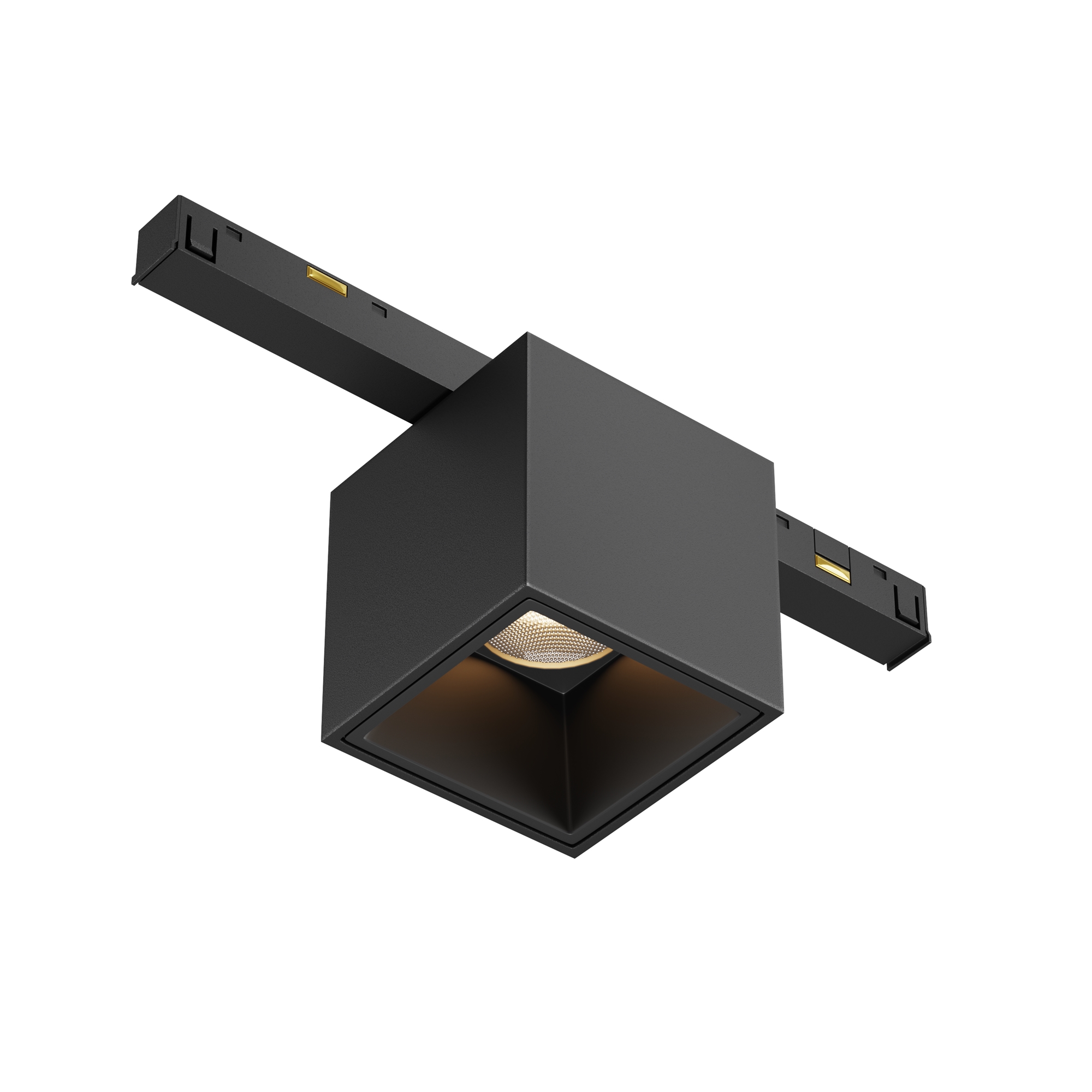 Spoturi pe sina - Corp de iluminat pe șină Alfa Negru Aluminiu 5W MAYTONI TR247-5W2.7-6K-B-DE