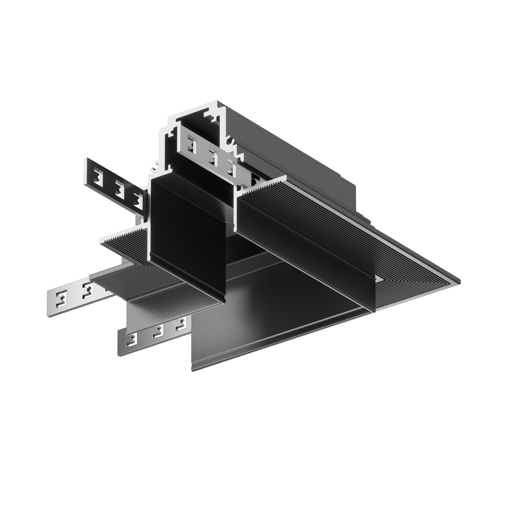 Promotii - Componente sistem de șine încastrate Accesorii pentru șine S35, Aluminiu Negru, Maytoni TRA004CL-22B