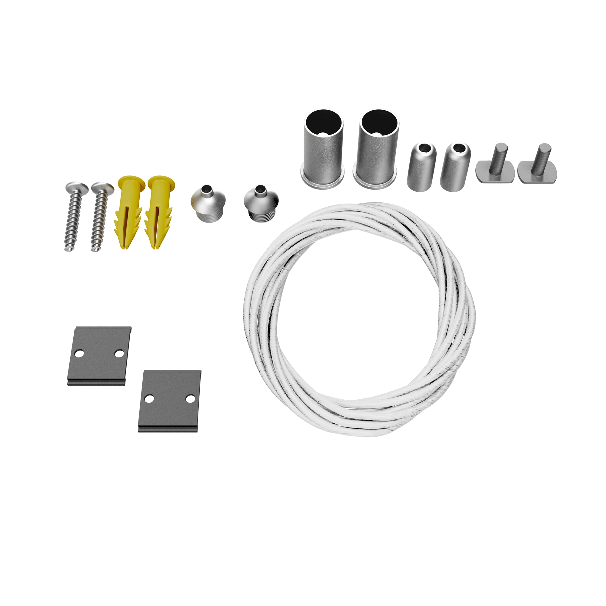 Promotii - Componente pentru sistem de șină cu montaj pe suprafață Accesorii pentru șine S35, Aluminiu Argintiu, Maytoni TRA004SW-21S