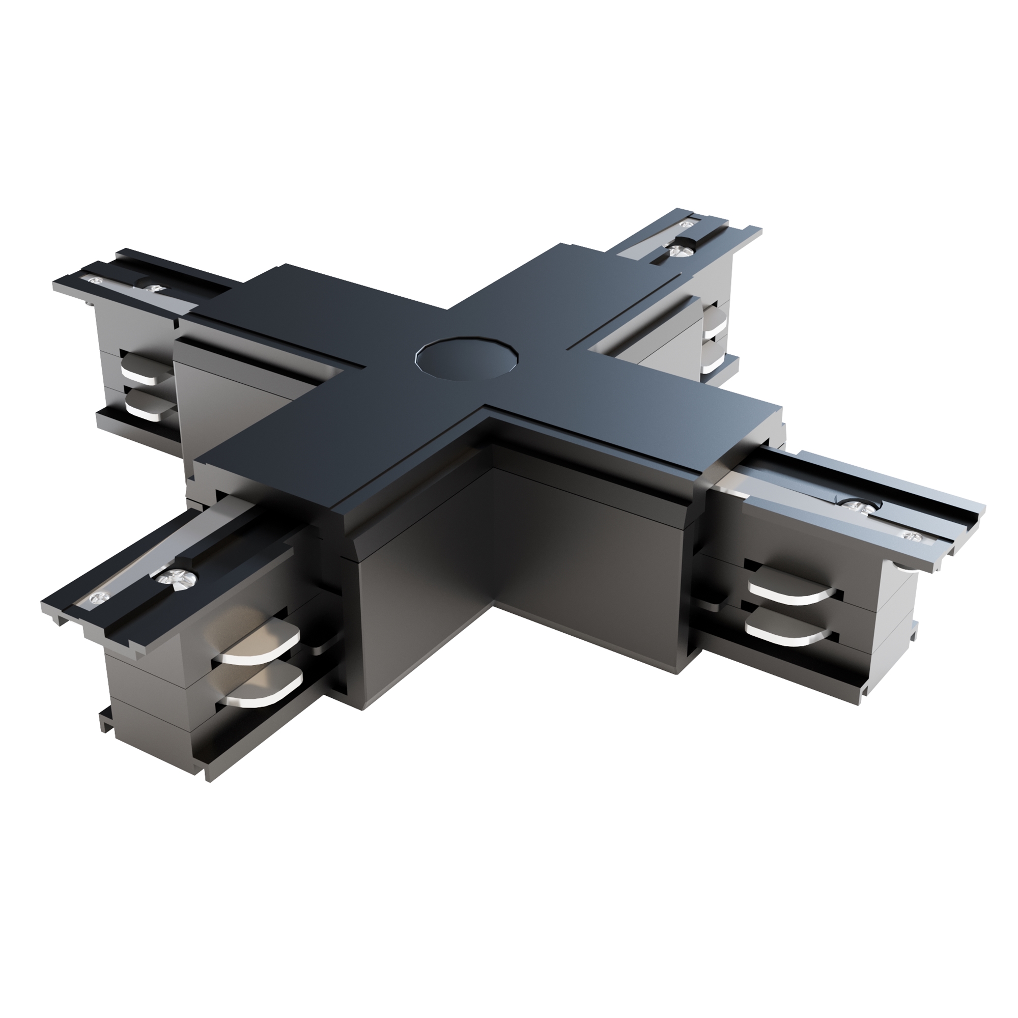 Produse - Componente sub tensiune pentru sisteme de iluminat Accesorii pentru șine Trinity, Plastic Negru, Maytoni TRA005CX-31B