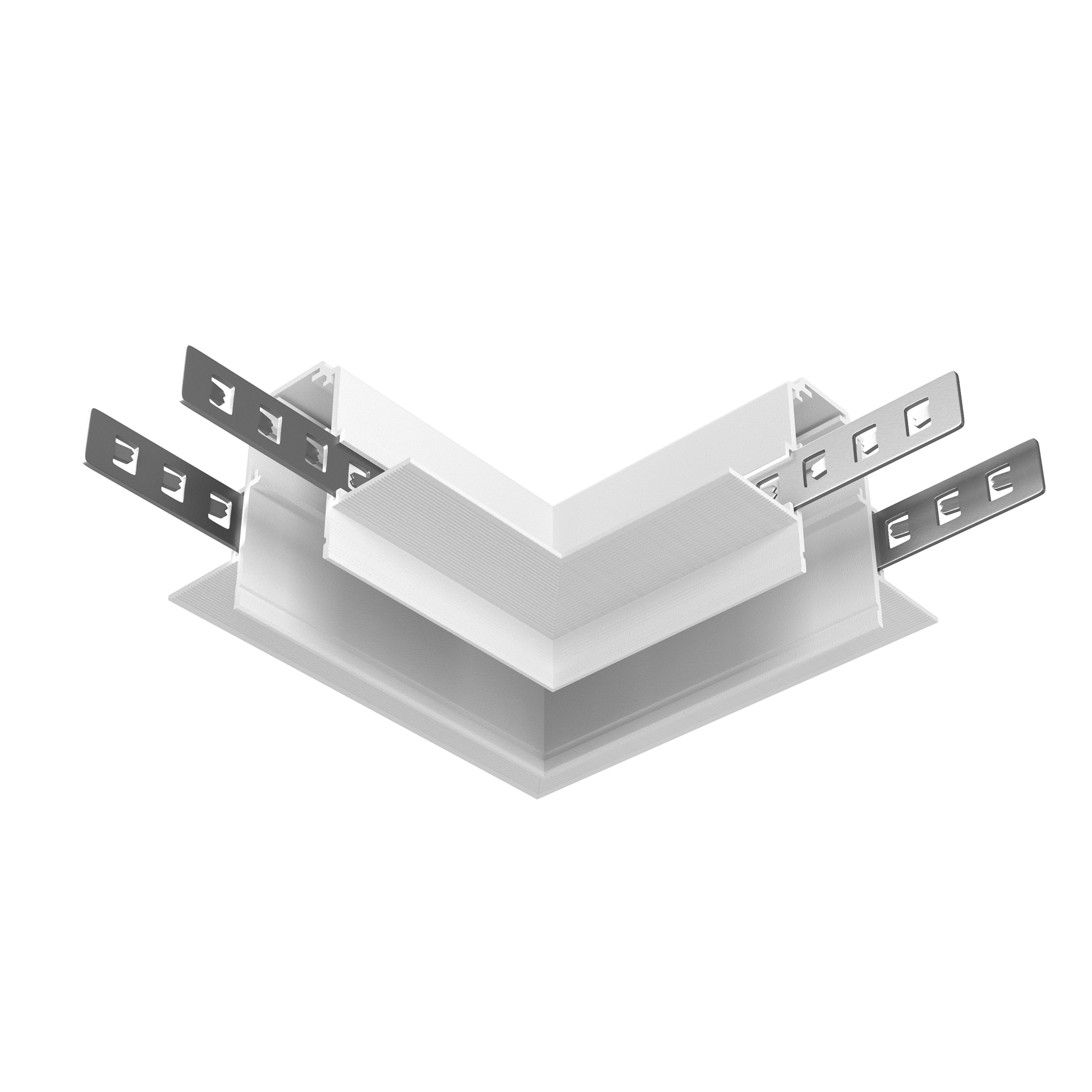 Produse - Componente sistem de șine încastrate Accesorii pentru șine Exility, Aluminiu Alb, Maytoni TRA034CL-42.12W