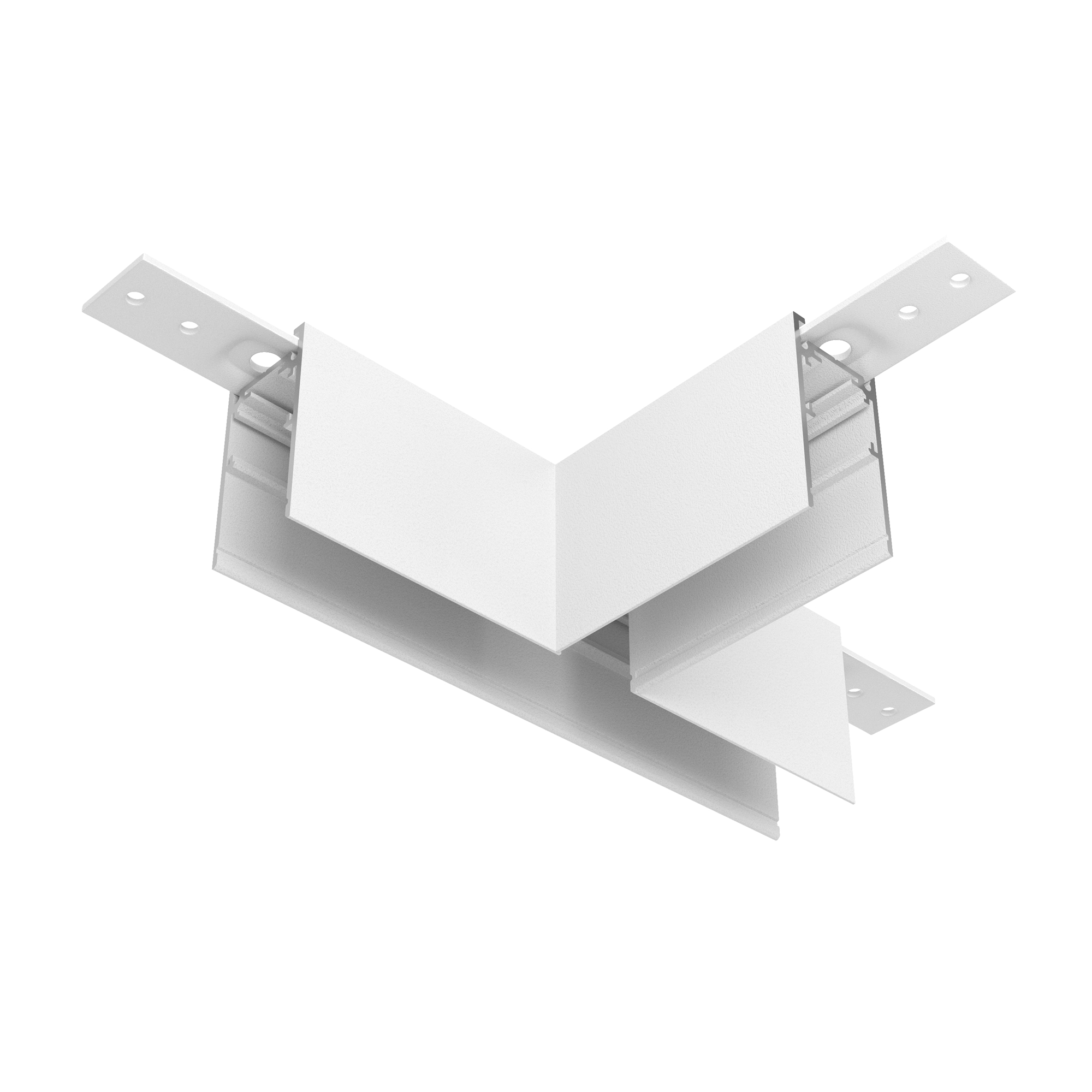 Spoturi pe sina - Componente pentru sistem de șină cu montaj pe suprafață Accesorii pentru șine Exility, Aluminiu Alb, -W, MAYTONI TRA034CT-41W-DE