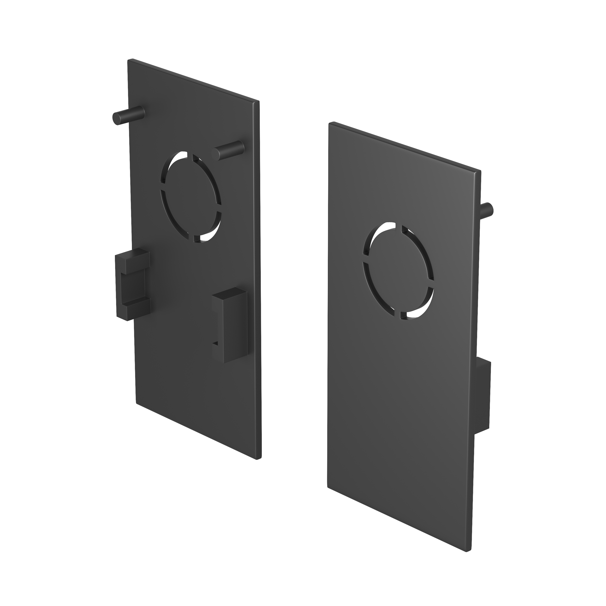 Produse - Componente pentru sistem de șină cu montaj pe suprafață Accesorii pentru șine Exility, Plastic Negru, Maytoni TRA034EC-41B
