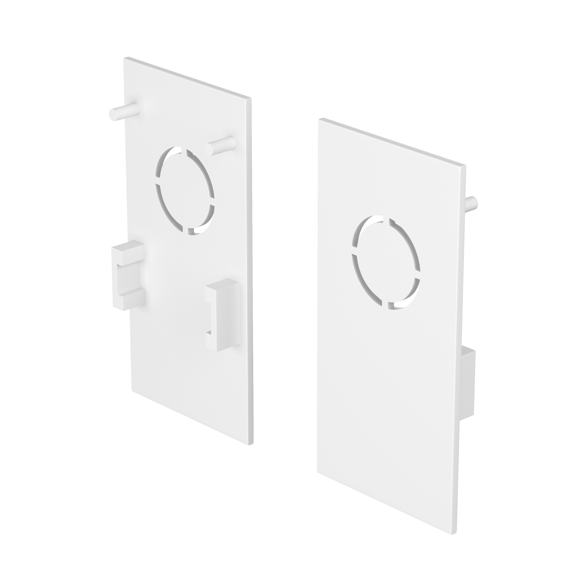 Produse - Componente pentru sistem de șină cu montaj pe suprafață Accesorii pentru șine Exility, Plastic Alb, -W, MAYTONI TRA034EC-41W