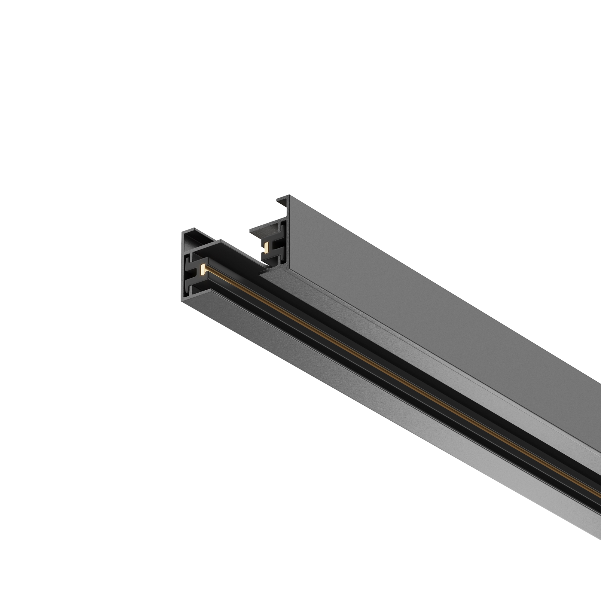 Produse - Șină cu montaj pe suprafață/suspendat Sisteme de șin Unity, Aluminiu Negru, Maytoni TRX001-112B