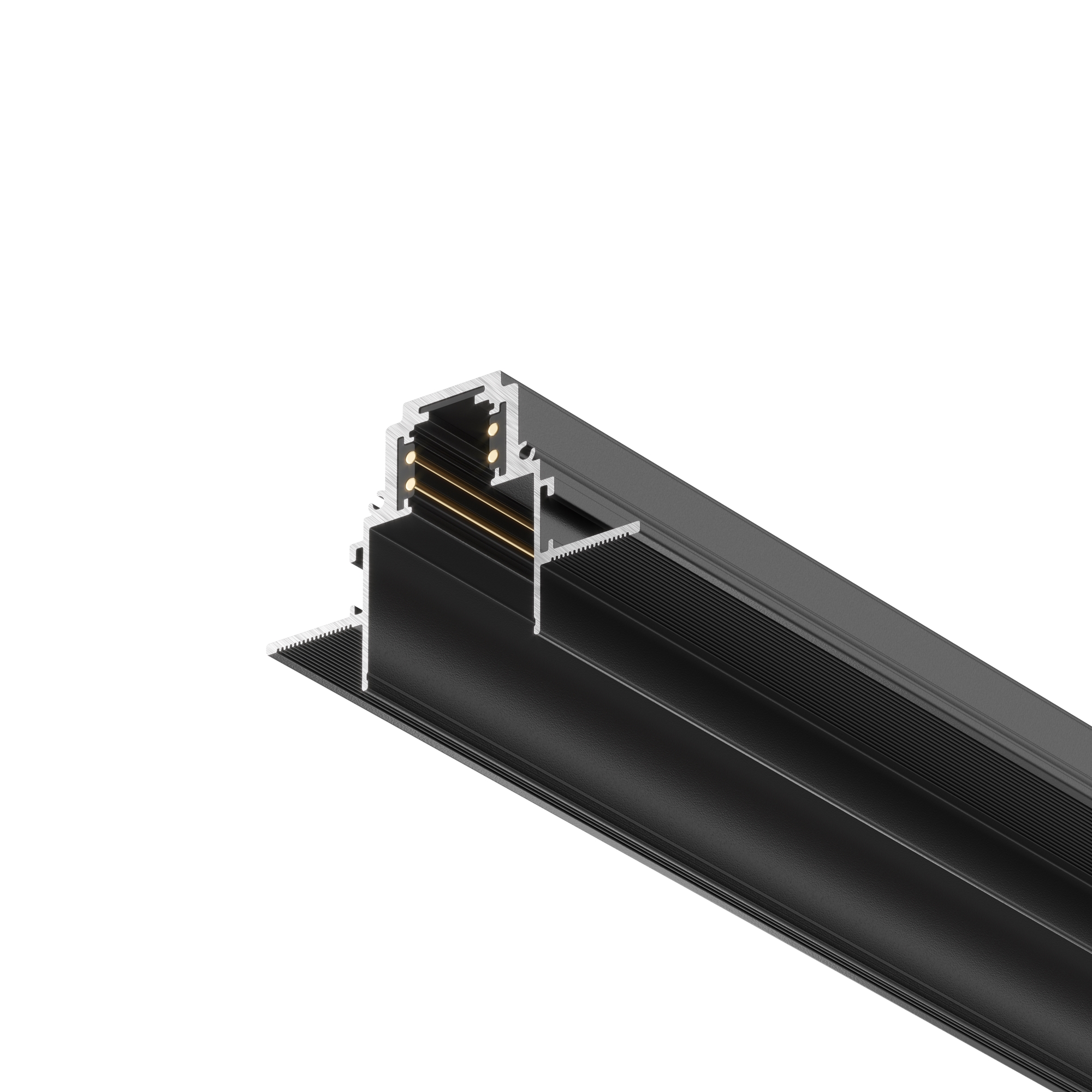 Produse - Șină încastrată Sisteme de șine S35, Aluminiu Negru, Maytoni TRX004-222B