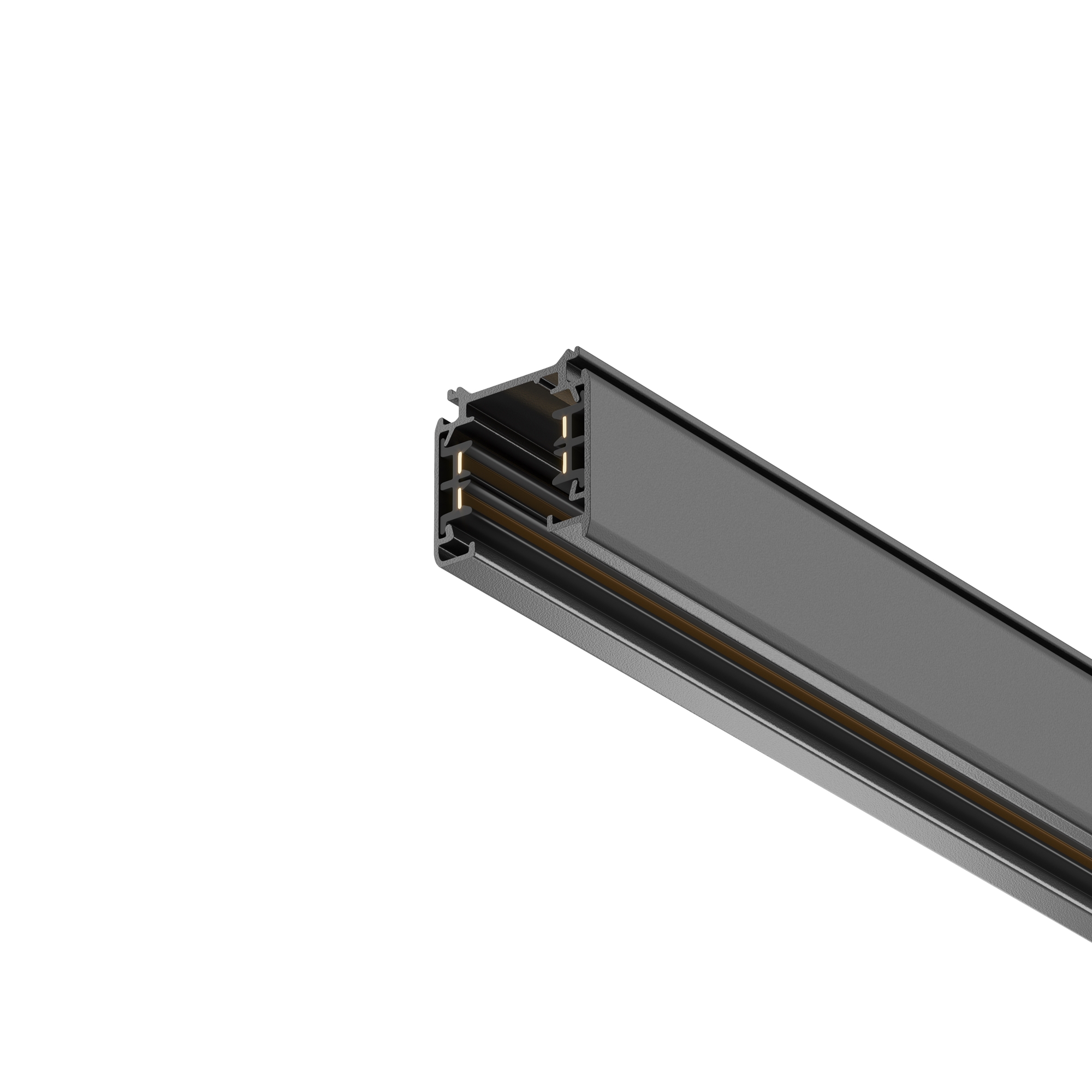 Produse - Șină cu montaj pe suprafață/suspendat Sisteme de șine Trinity, Aluminiu Negru, Maytoni TRX005-311B