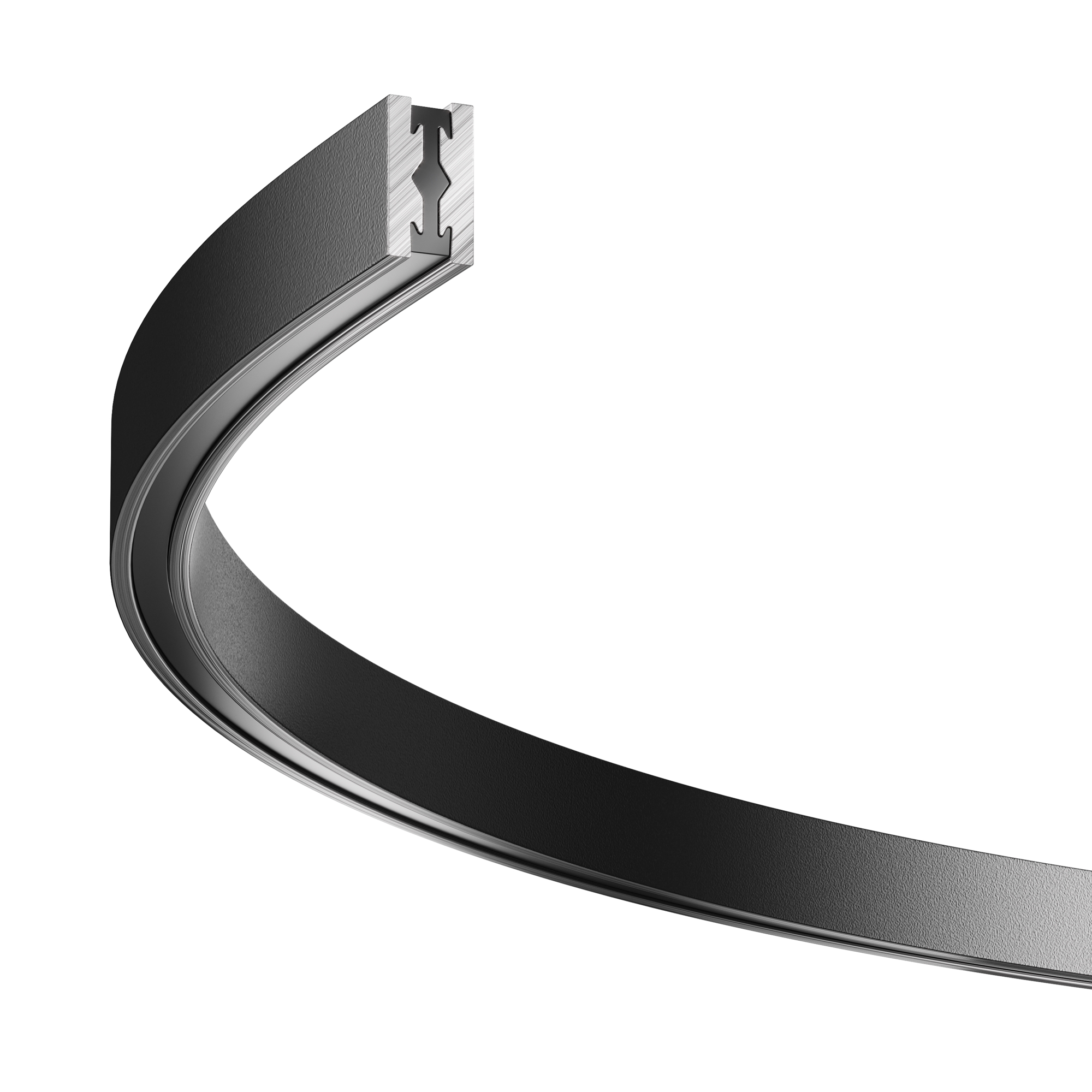 Produse - Șină cu montaj pe suprafață/suspendat Sisteme de șine Flarity Negru Aluminiu -W MAYTONI TRX154-SR-D650-B