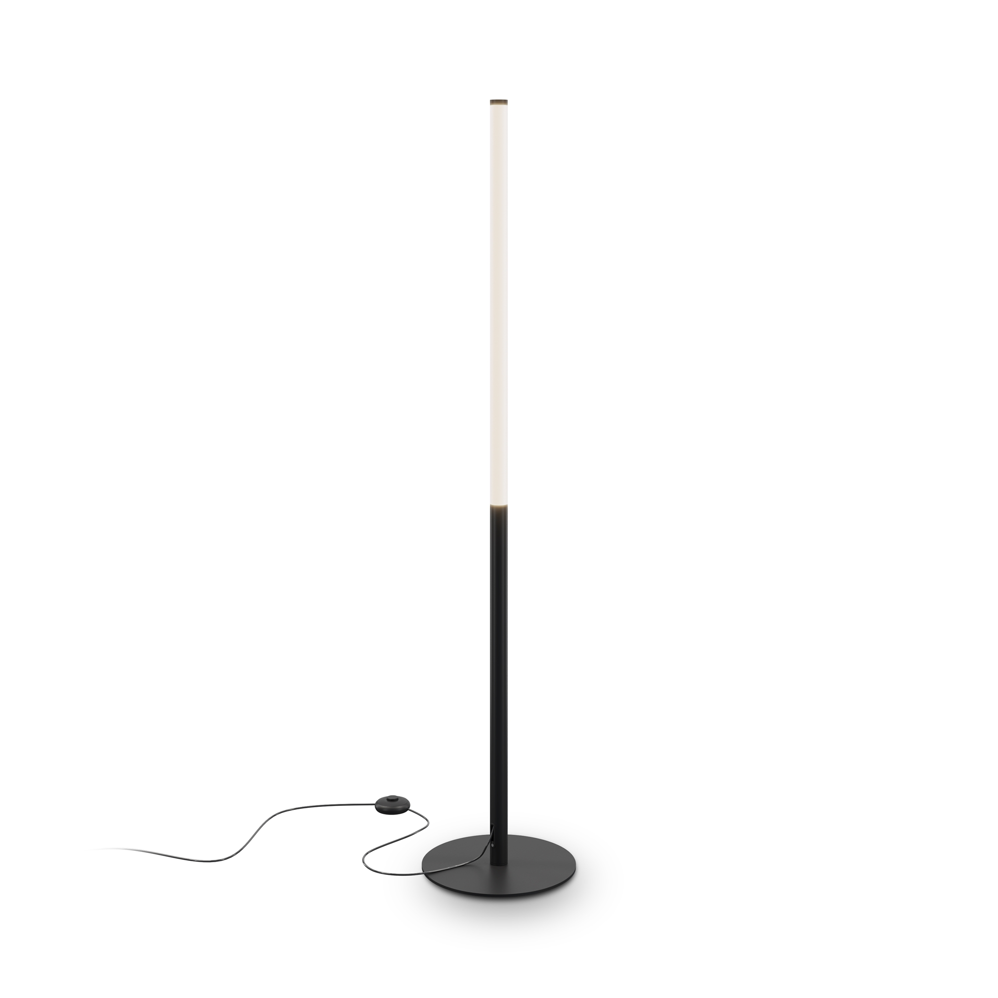 Produse - Lampadar Rază, Metal Negru, 18W, MAYTONI Z012FL-L18B3K