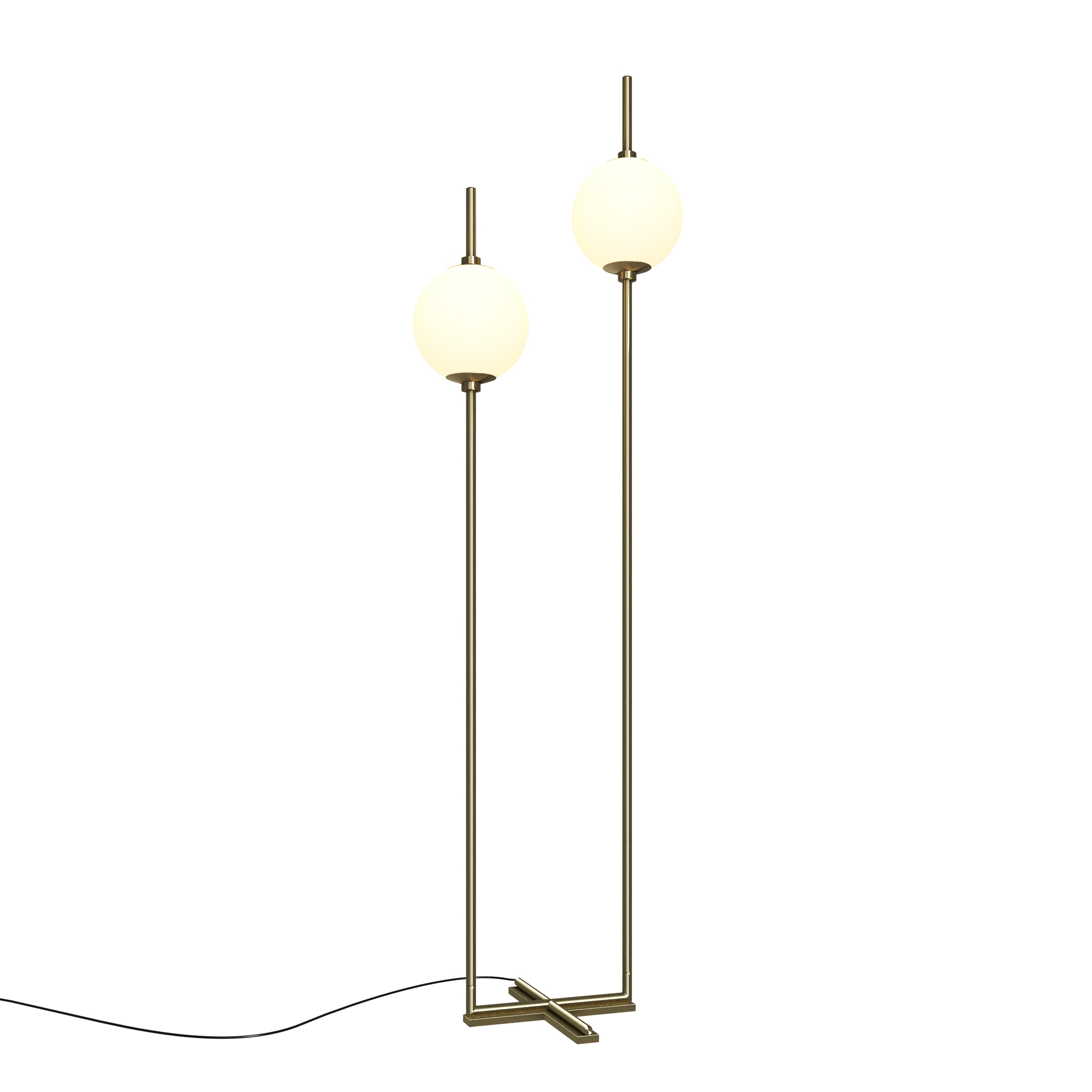 Lampadare - Lampadar Al Șaselea Simț, Metal Alamă, 12W, MAYTONI Z020FL-L12BS3K