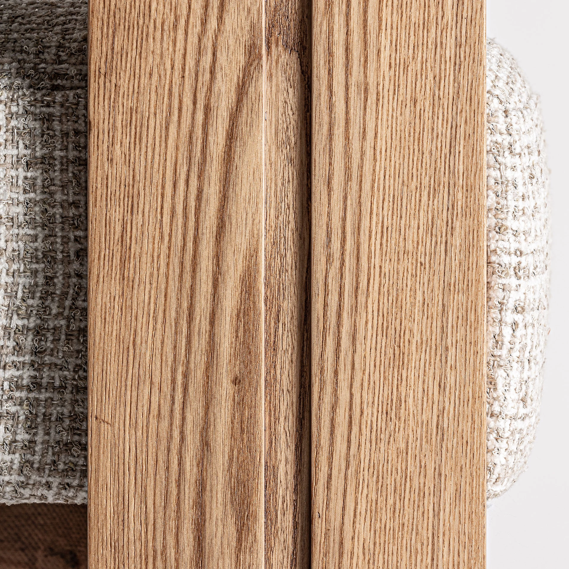 Scaun din Poliester si Lemn de Stejar, Alb, 66x60x73 cm, Stil Nordic - VicalHome 32993 [43]