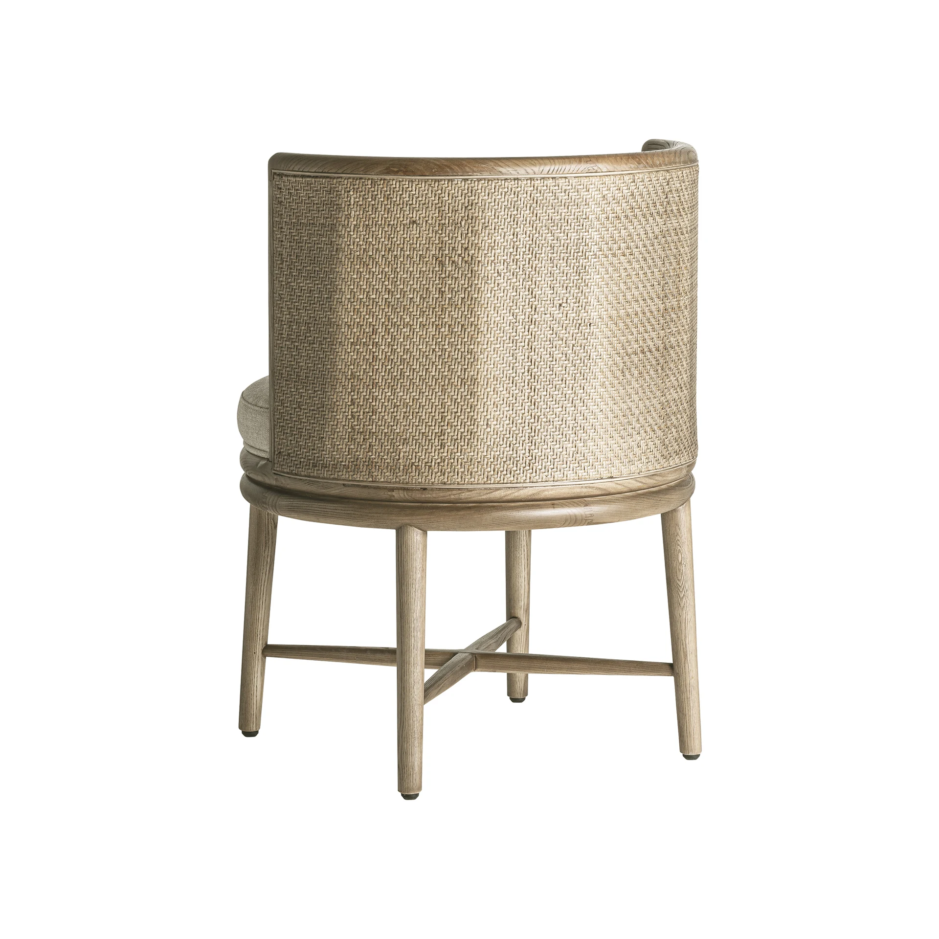 Scaun din Poliester si Lemn de Stejar, Maro, 60x60x78 cm, Stil Colonial - VicalHome 32767 [18]