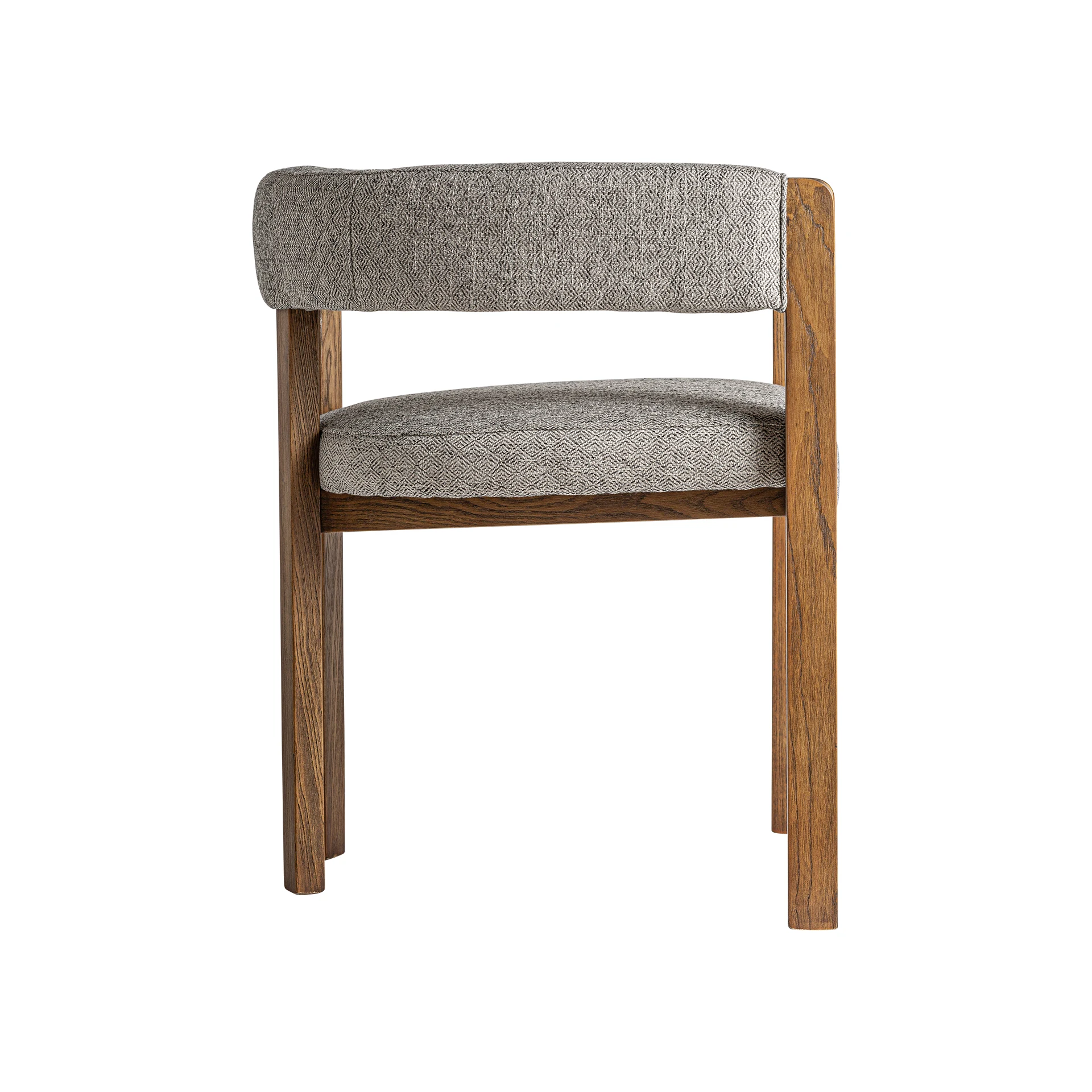 Scaun din Poliester si Lemn de Frasin, Maro, 58x56x69 cm - VicalHome 35108 [12]
