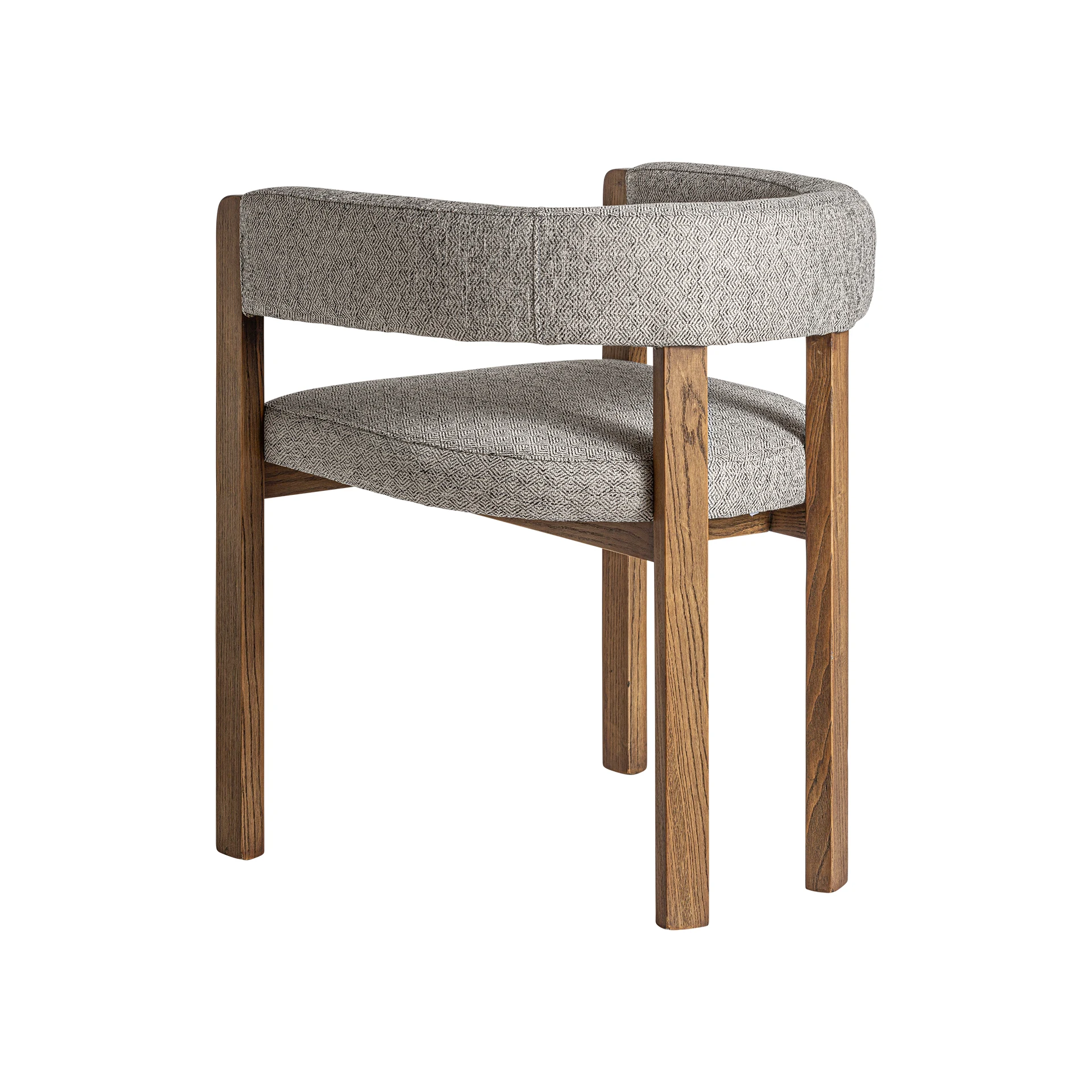 Scaun din Poliester si Lemn de Frasin, Maro, 58x56x69 cm - VicalHome 35108 [20]