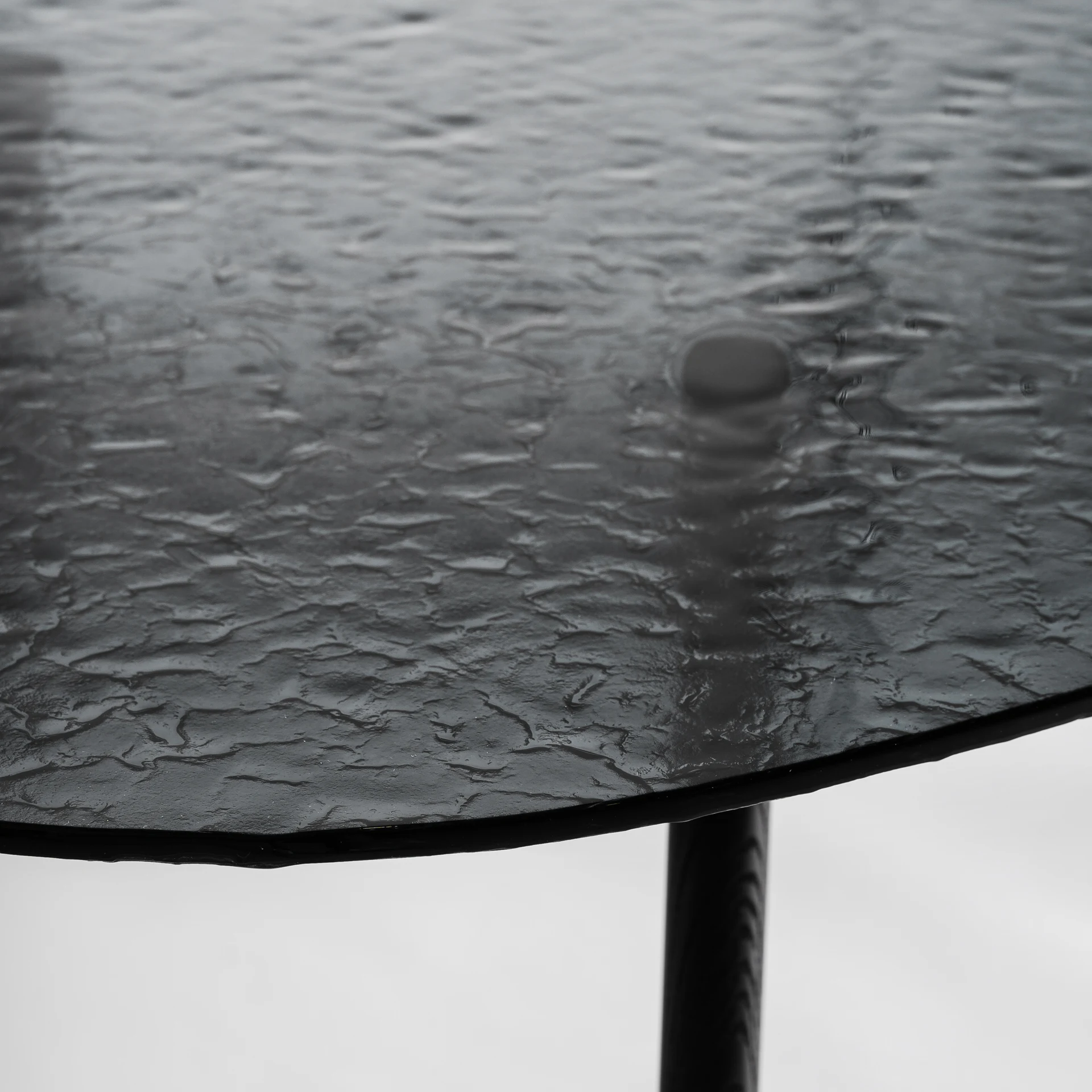 Masa Living din Cristal si Lemn de Frasin, Negru, 230x110x76 cm - VicalHome 36018 [12]