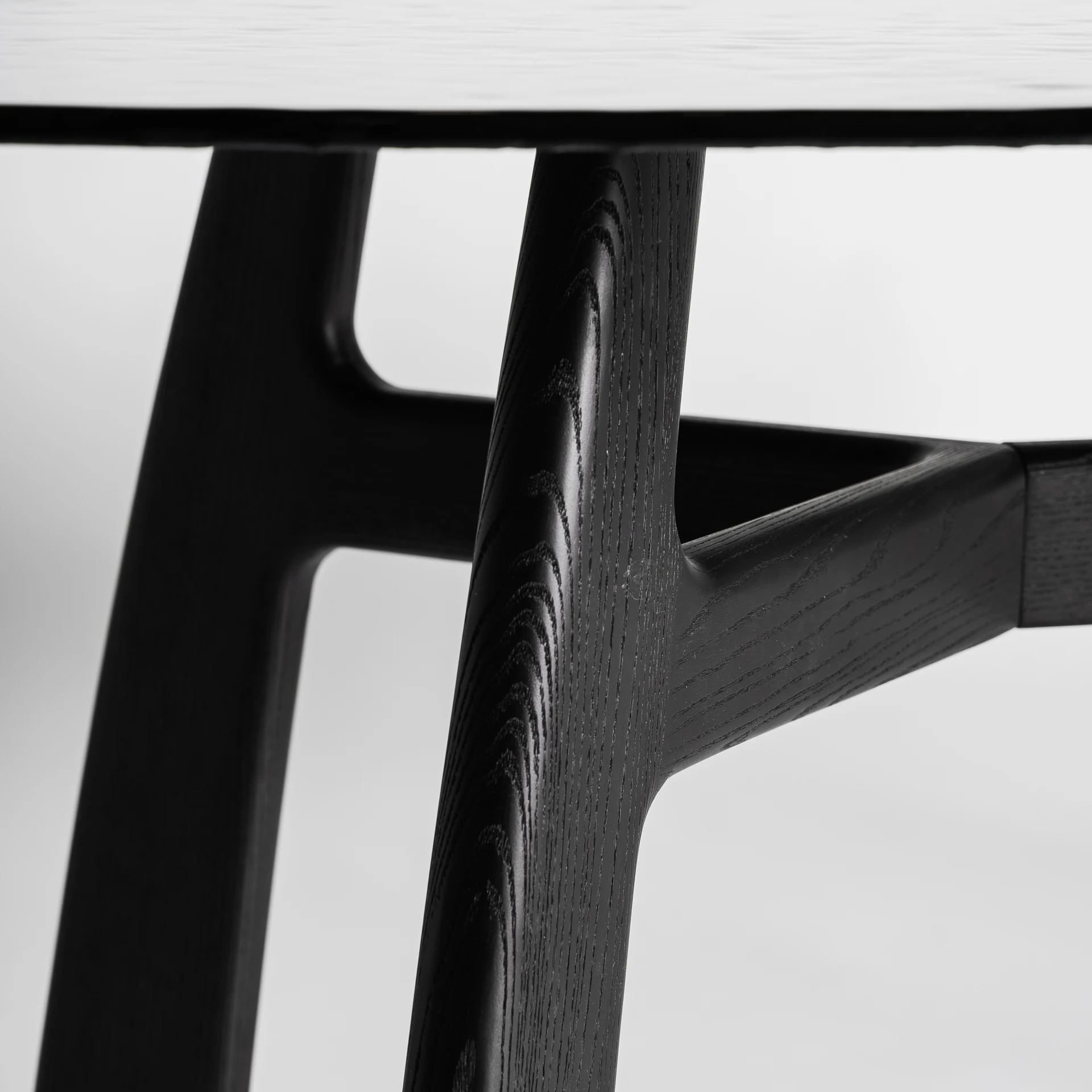 Masa Living din Cristal si Lemn de Frasin, Negru, 230x110x76 cm - VicalHome 36018 [15]