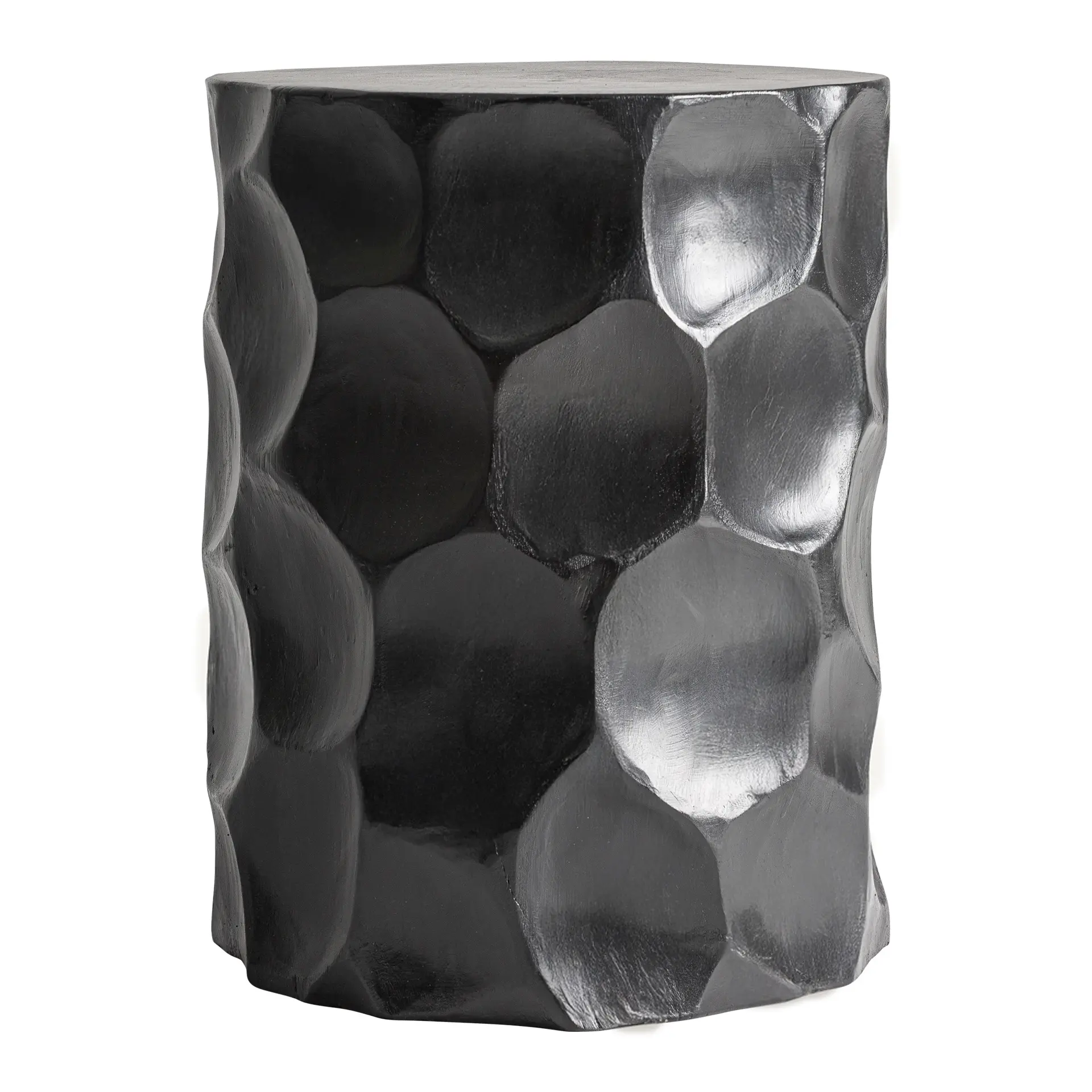 Produse - Taburetul Kialeh din Lemn de Suar Negru, 35x35x45cm, VicalHome 38256 VicalHome 38256