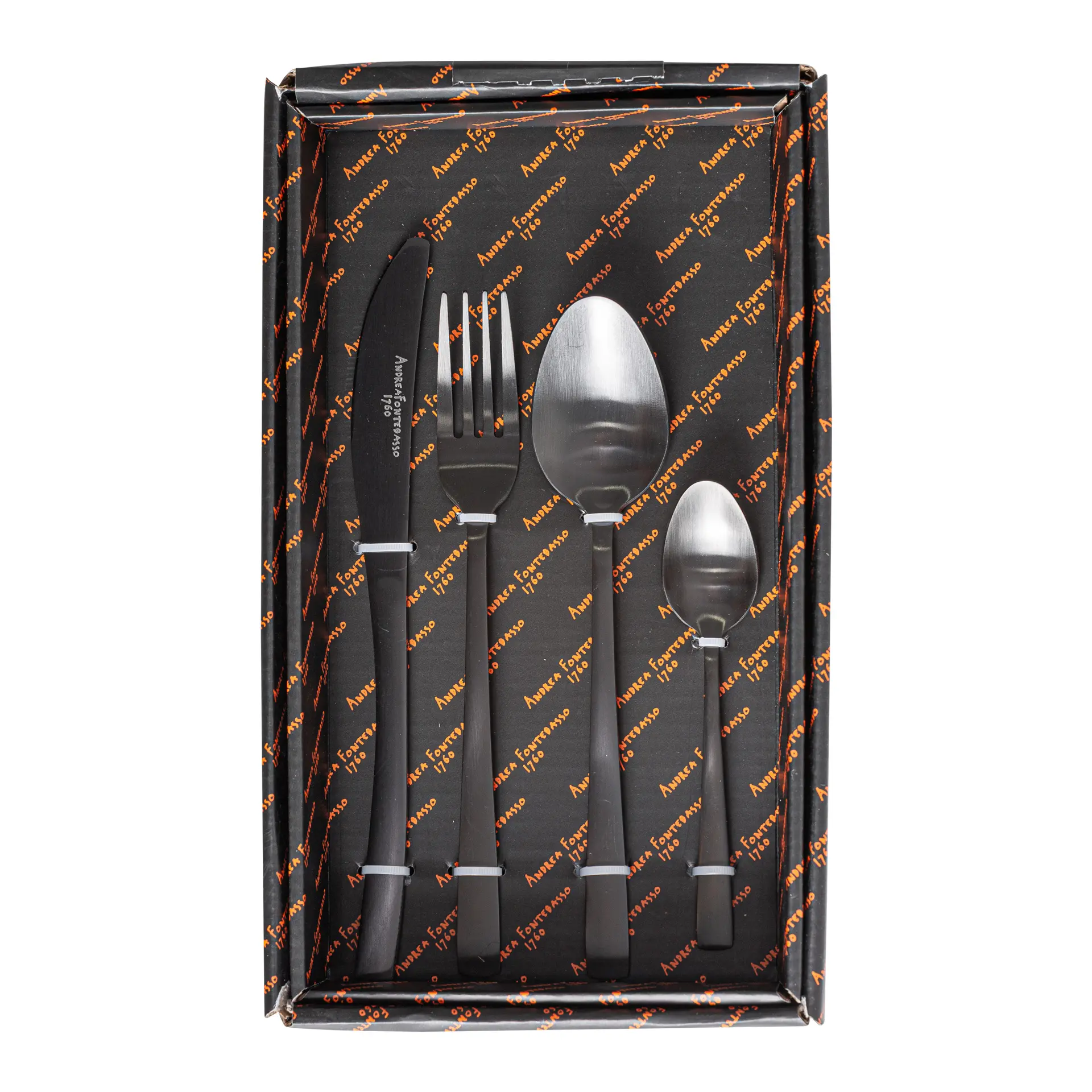 Tacâmuri din Ceramică Negru, 23x1x1cm, Set de 24, VicalHome 39138 VicalHome 39138 [3]