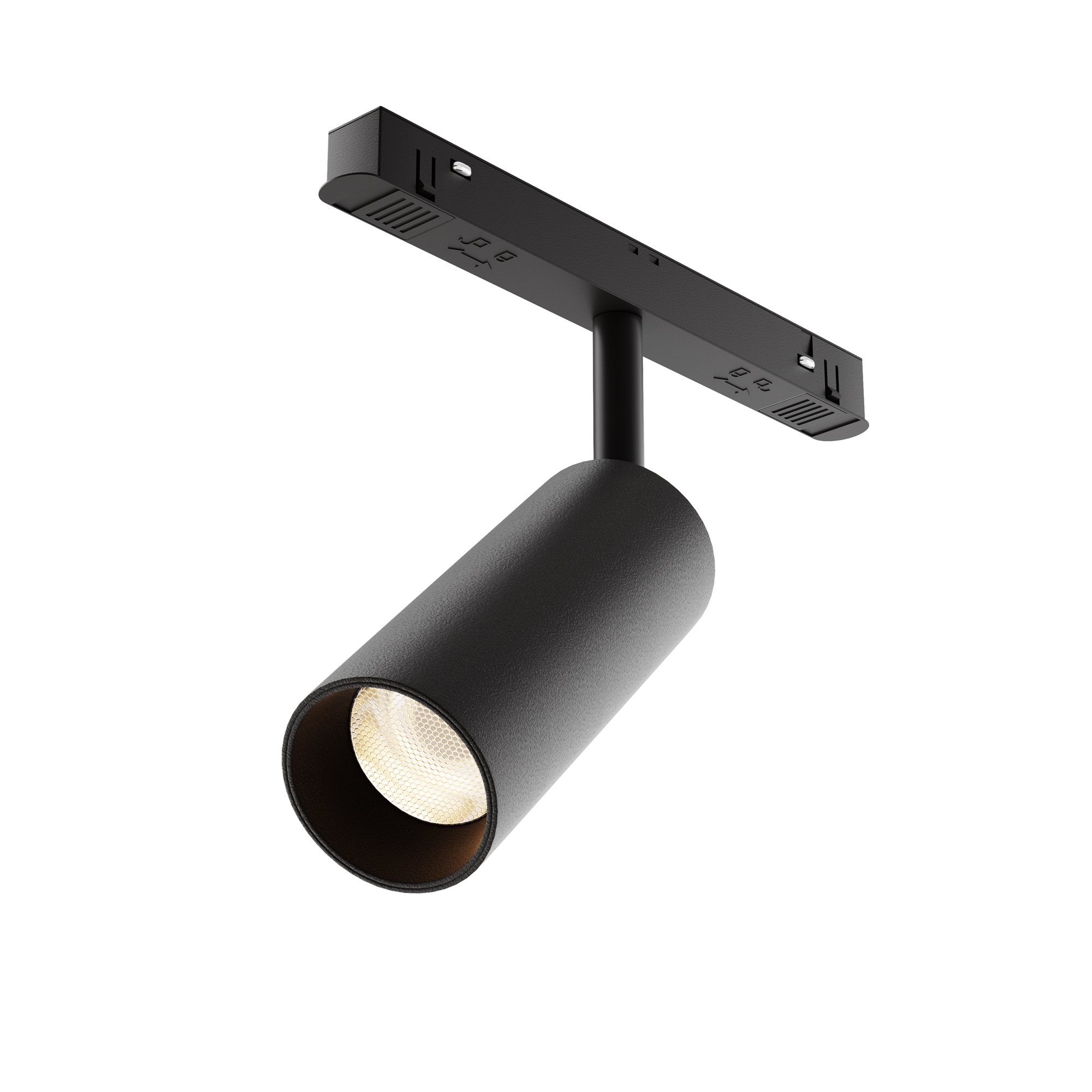 Iluminat - Corp de iluminat pe șină Focus LED, Aluminiu Negru, 12W, MAYTONI TR032-2-12W3K-S-B