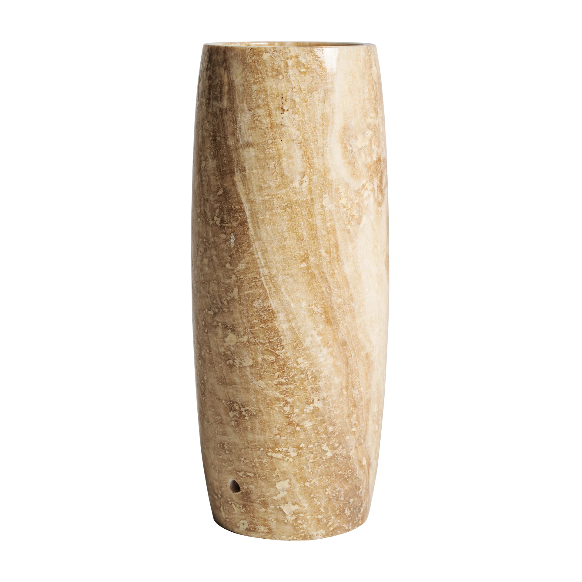 Vaza Decorativa din Onix, Culoare Ivoriu, 14x14x35 cm - VicalHome 36629 [2]