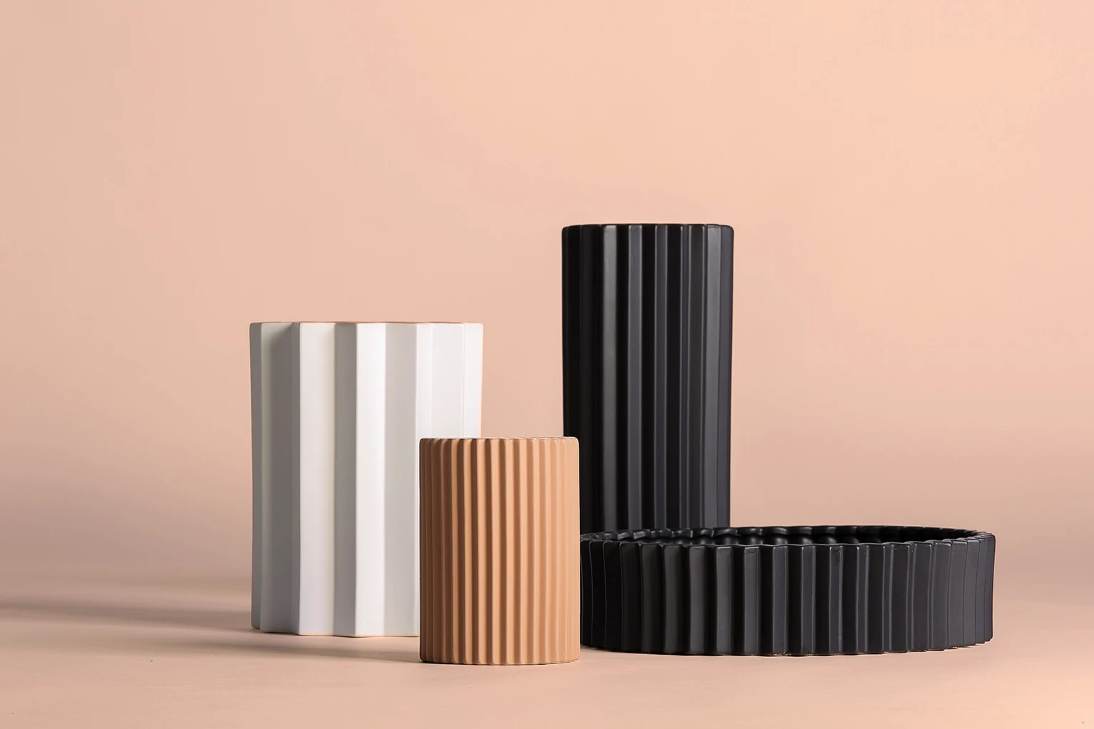 Vaza plisata din piatra VicalHome 30179 [10]