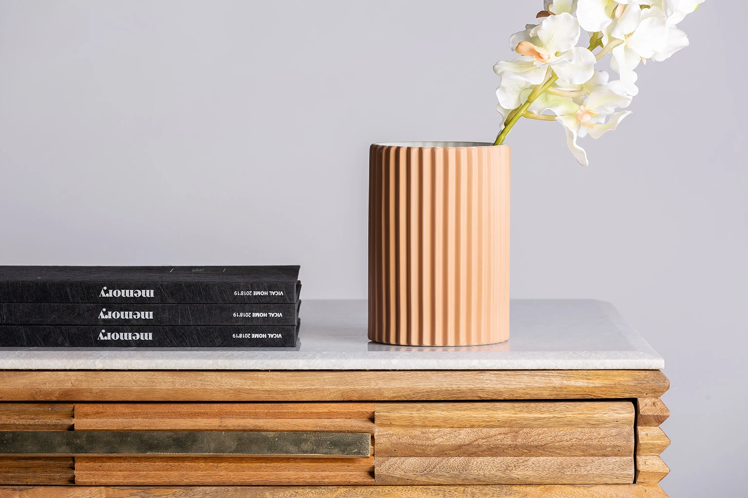 Vaza plisata din piatra VicalHome 30179 [13]