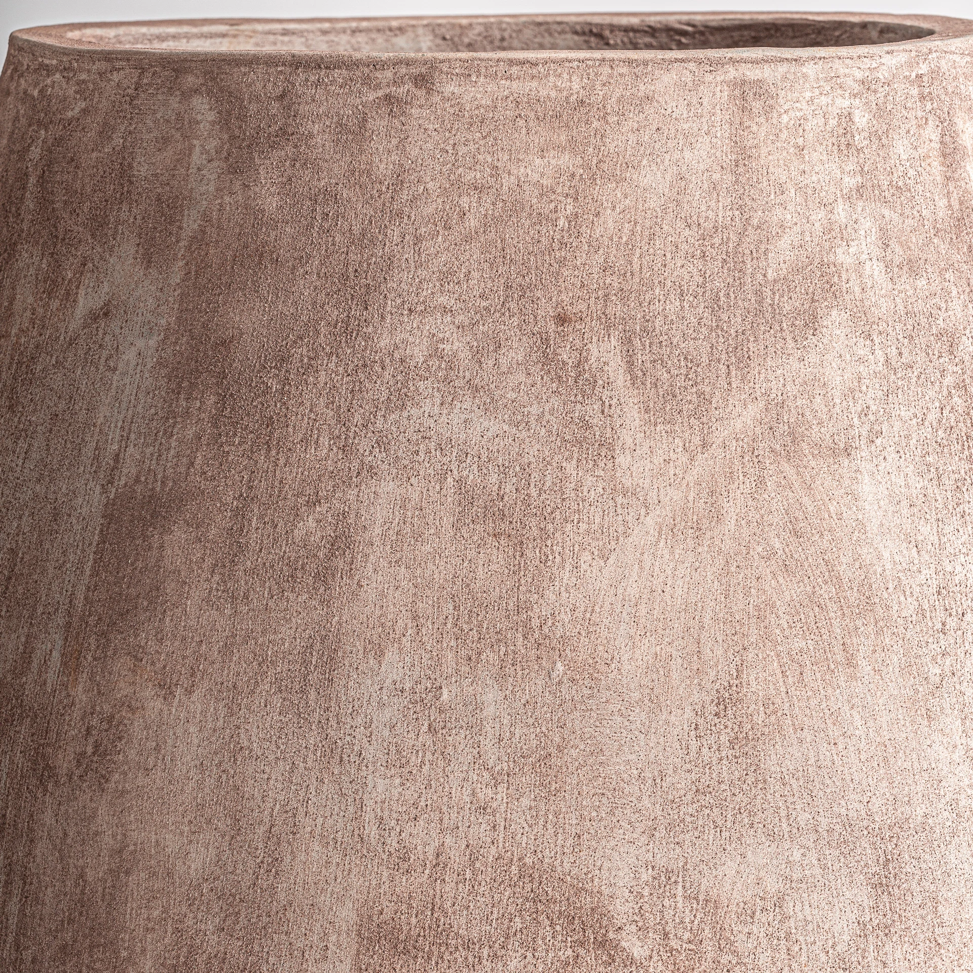 Vaza Decorativa din Fibra de Sticla si Beton, Roz Pal, 55x55x60 cm, Stil Contemporan - VicalHome 36826 [9]