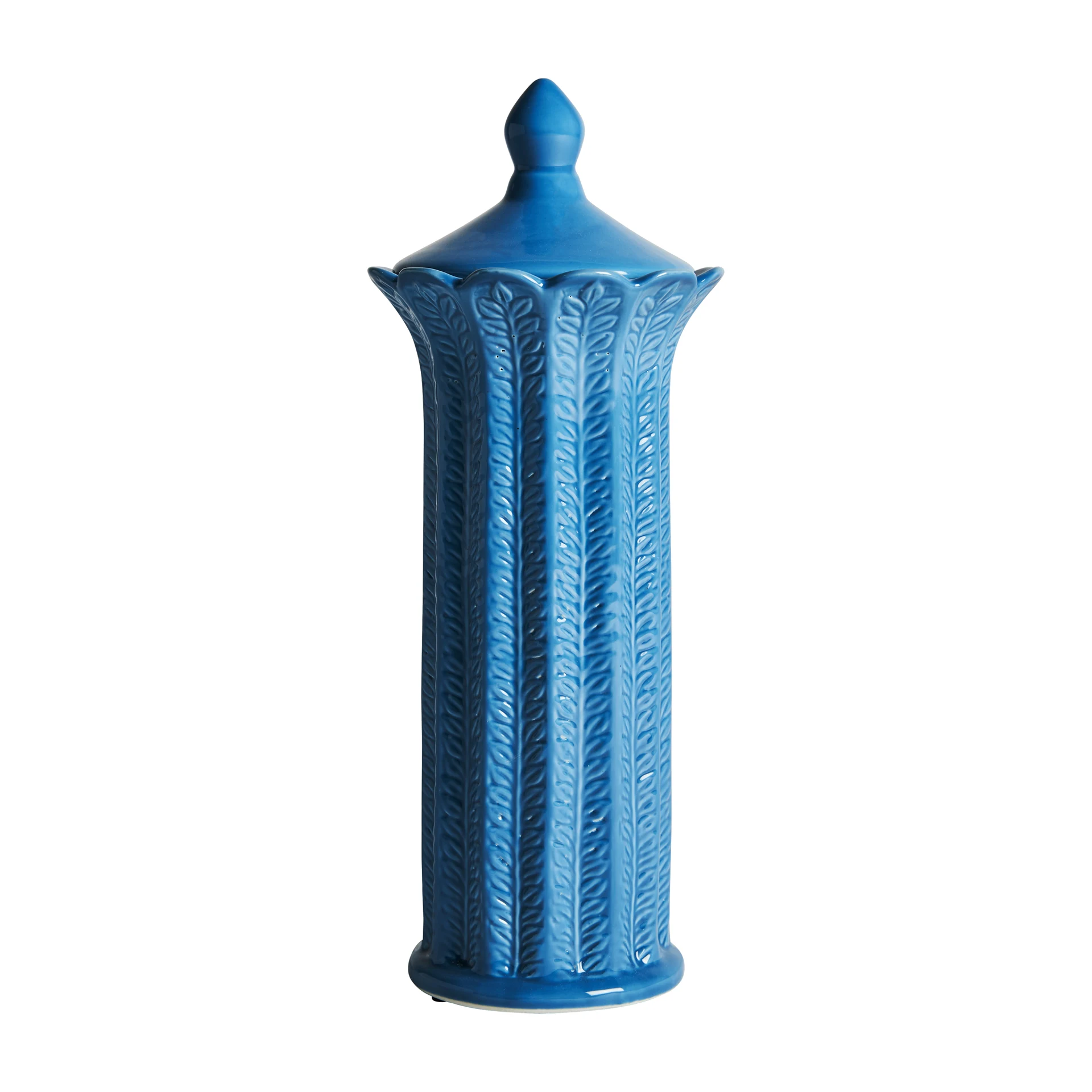 Vaza Decorativa din Ceramica, Albastru, 16x16x40 cm - VicalHome 31646 [2]