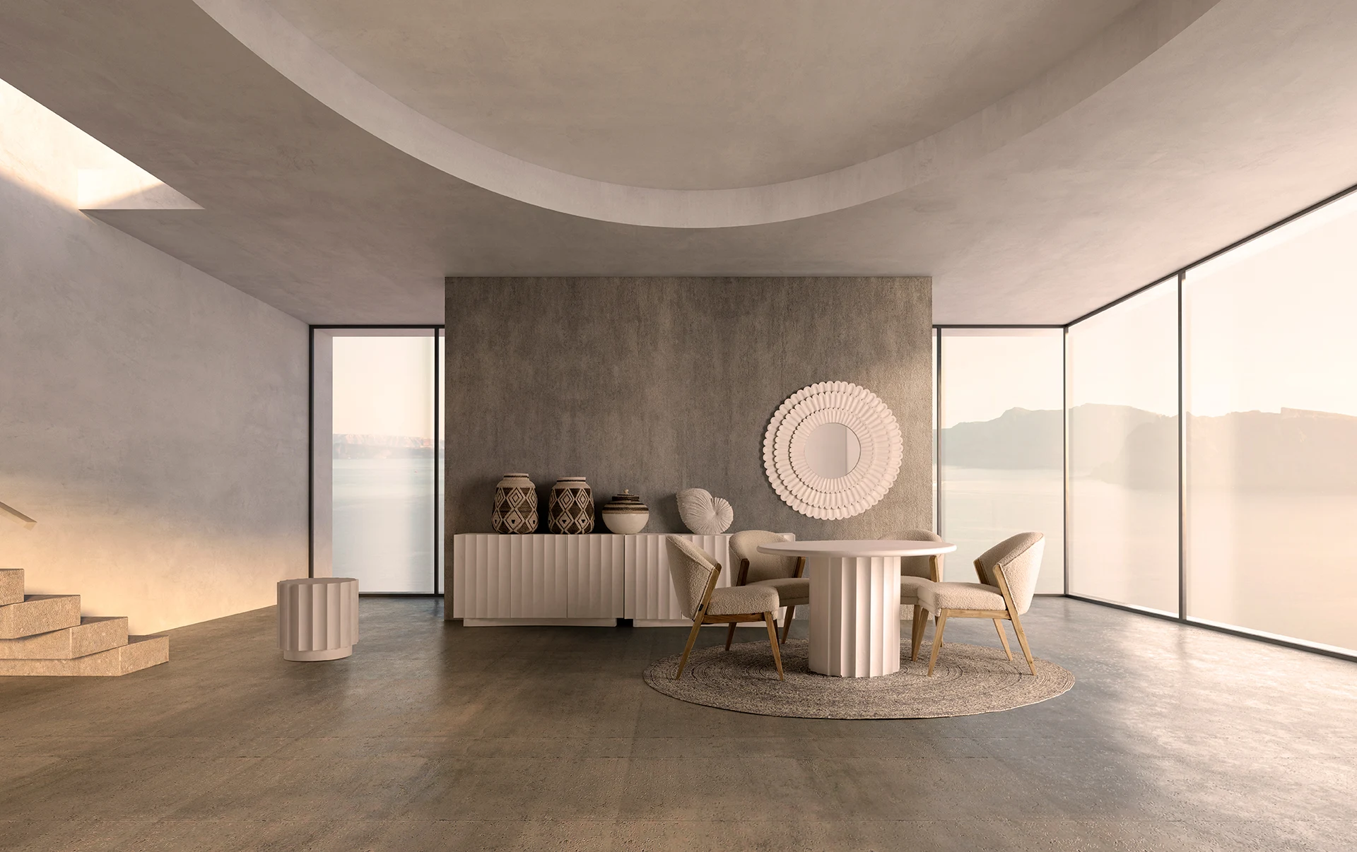 Vaza Decorativa din Ratan, Maro, 38x38x35 cm - VicalHome 32579 [12]