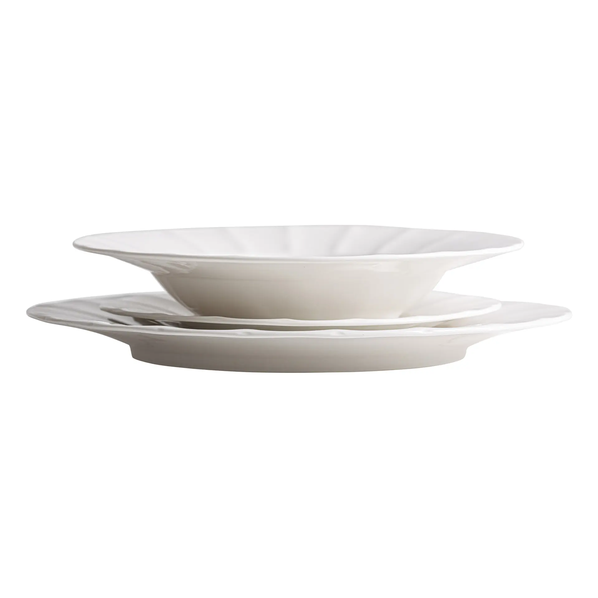 Veselă din Portelan Alb, 26x26x2cm, Set de 18, VicalHome 39187 VicalHome 39187 [2]