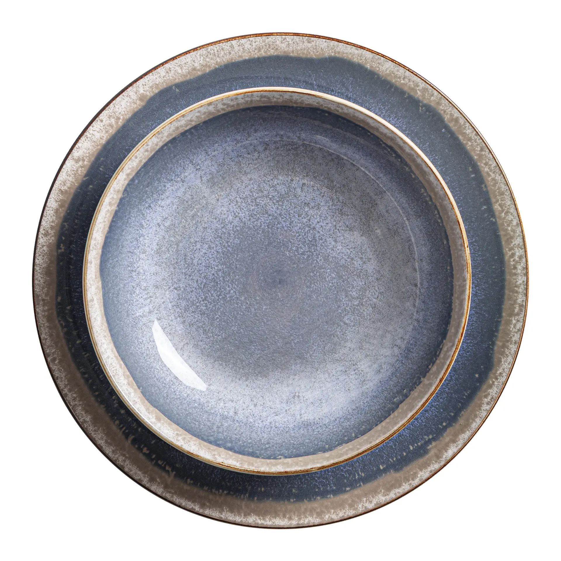 Produse - Veselă din Portelan Albastru, 26x26x2cm, Set de 18, VicalHome 39188 VicalHome 39188