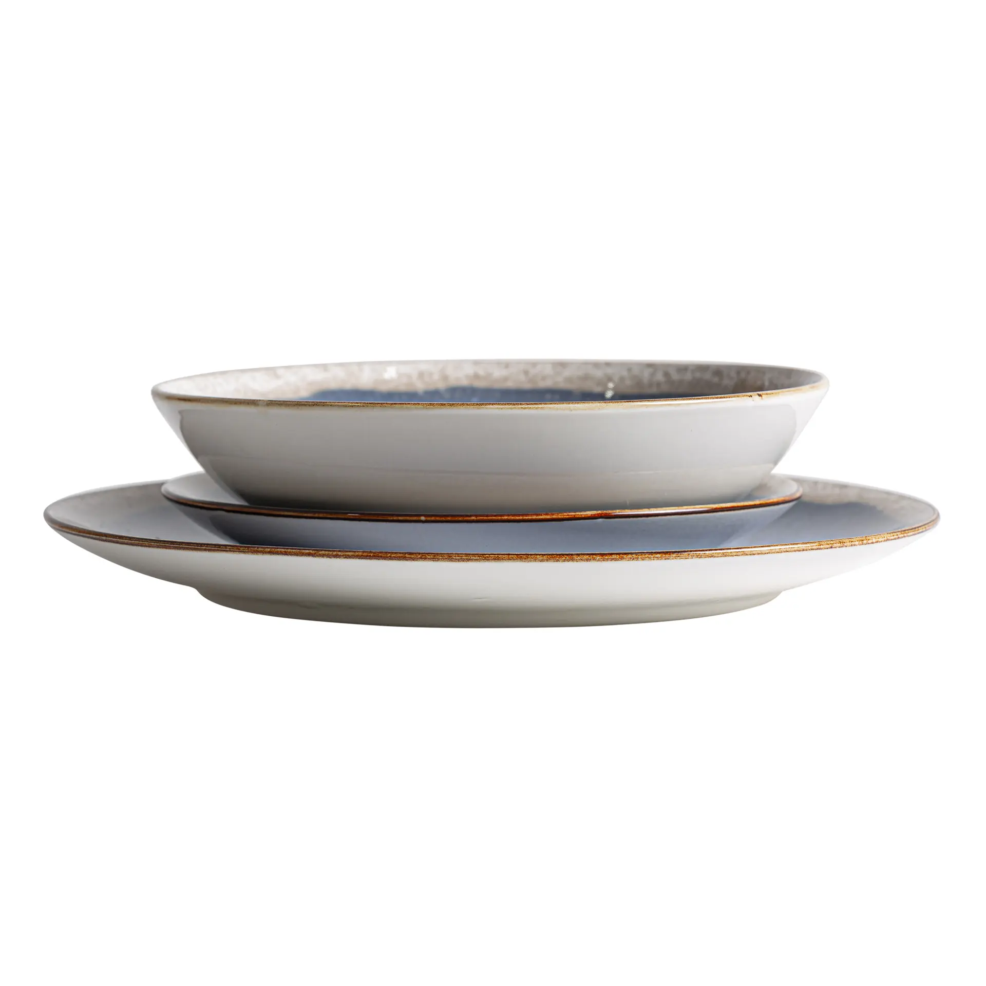 Veselă din Portelan Albastru, 26x26x2cm, Set de 18, VicalHome 39188 VicalHome 39188 [2]