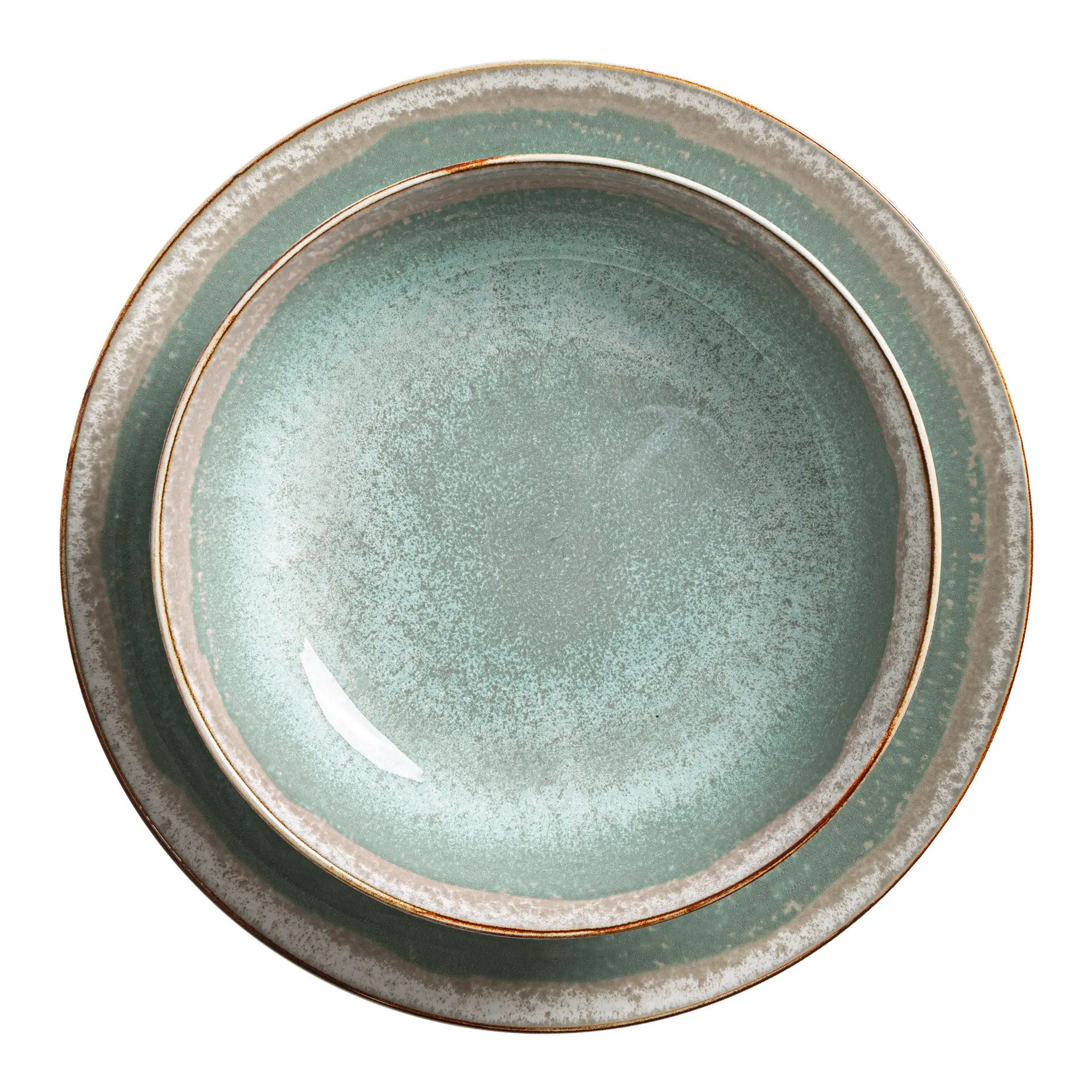 Veselă din Portelan Albastru, 26x26x2cm, Set de 18, VicalHome 39188 VicalHome 39188 [4]